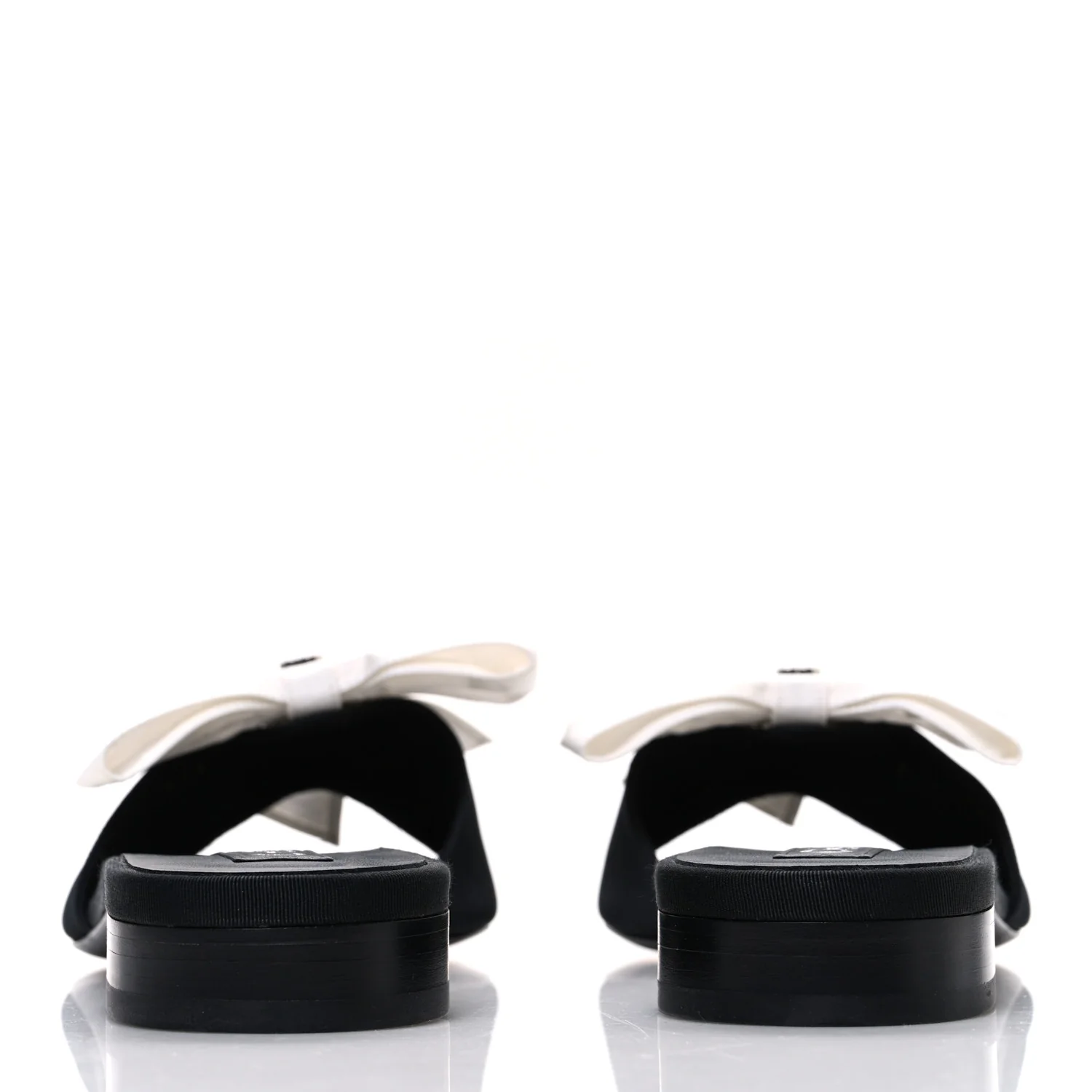 Silk Bow CC Mules 41 Black White - Top Club