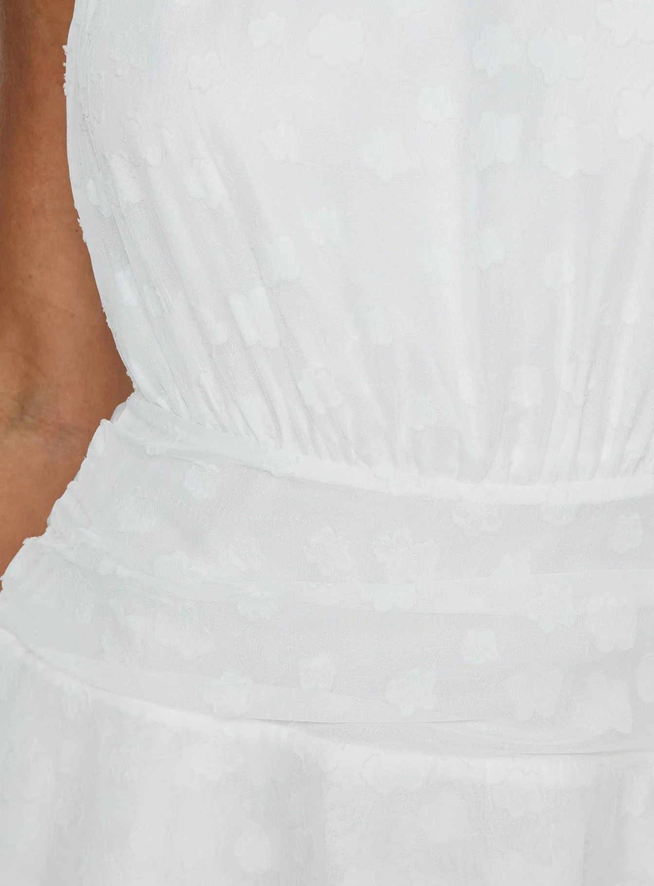 Lucky Ones Halter Mini Dress White