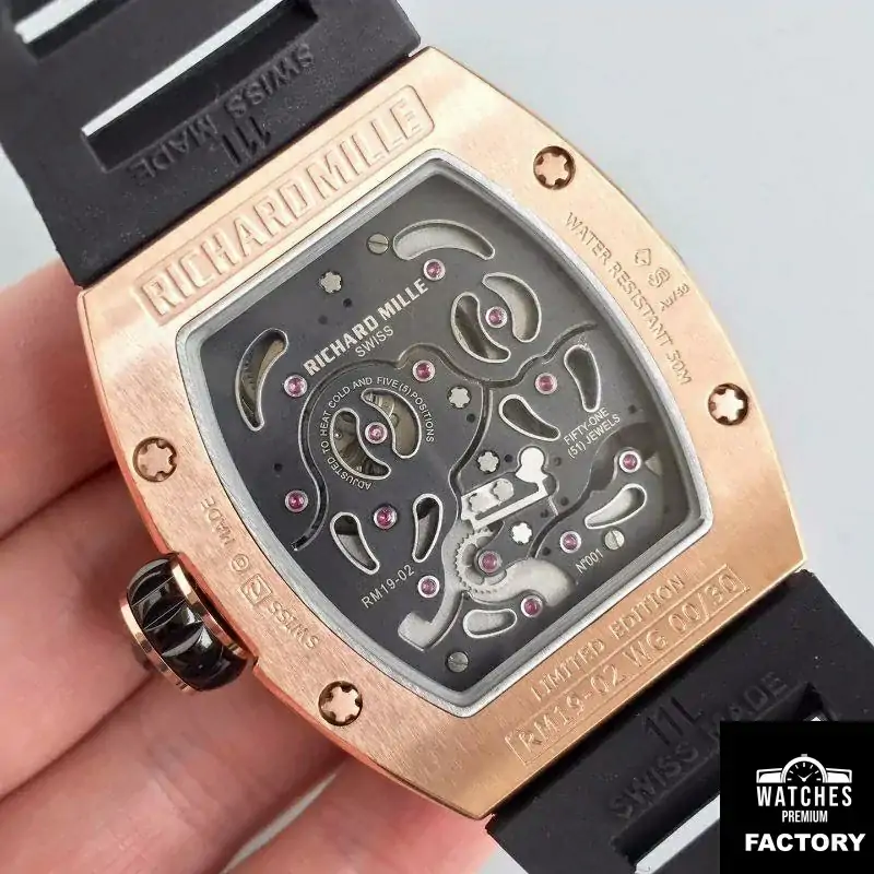 Richard Mille RM19-02 KV Factory Tourbillon Fleur Magnolia Dial