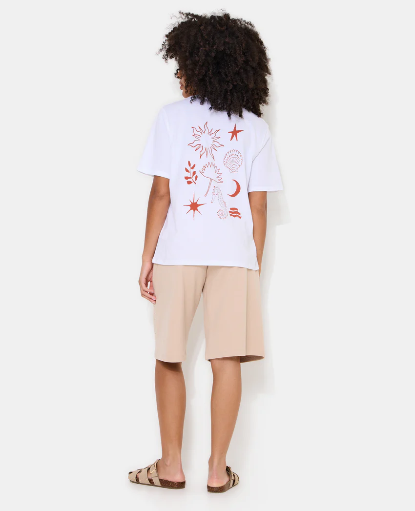 Pimkie T-shirt oversize avec print devant et dos