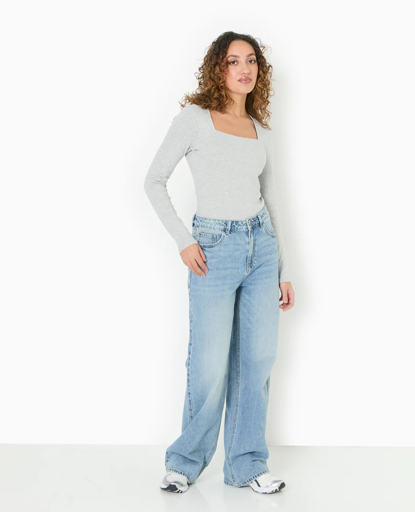 Pimkie Body manches longues encolure carrée