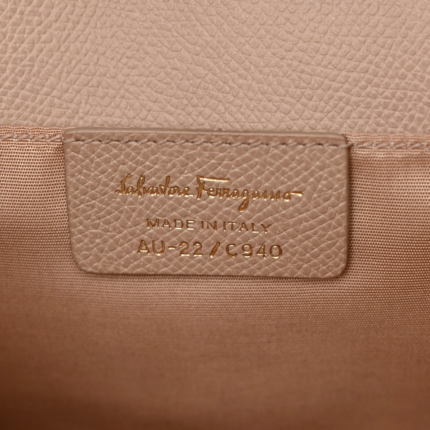 Printed Calfskin Ginny Shoulder Bag Beige - Top Club