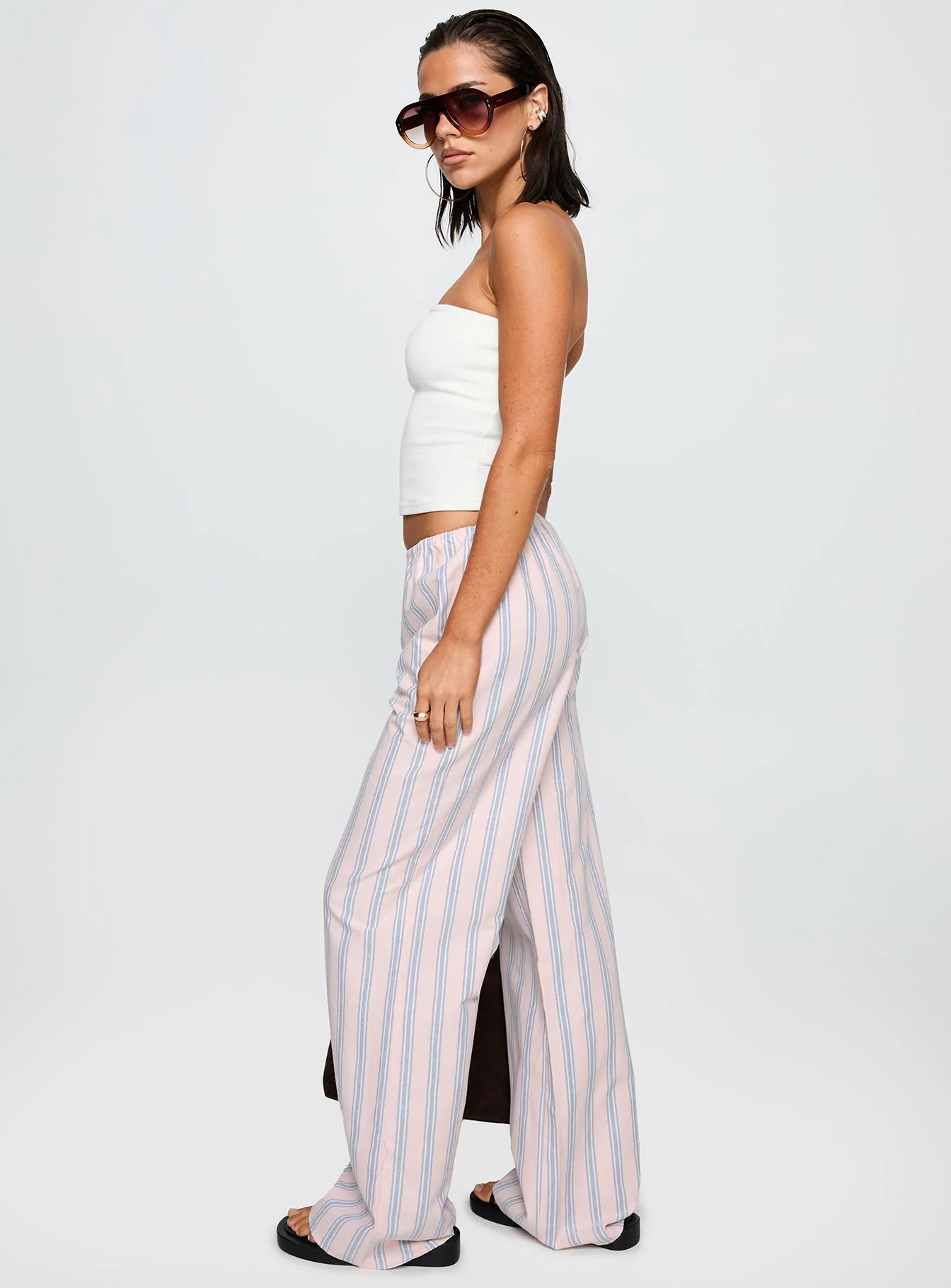 Limestone Pants Pink Multi