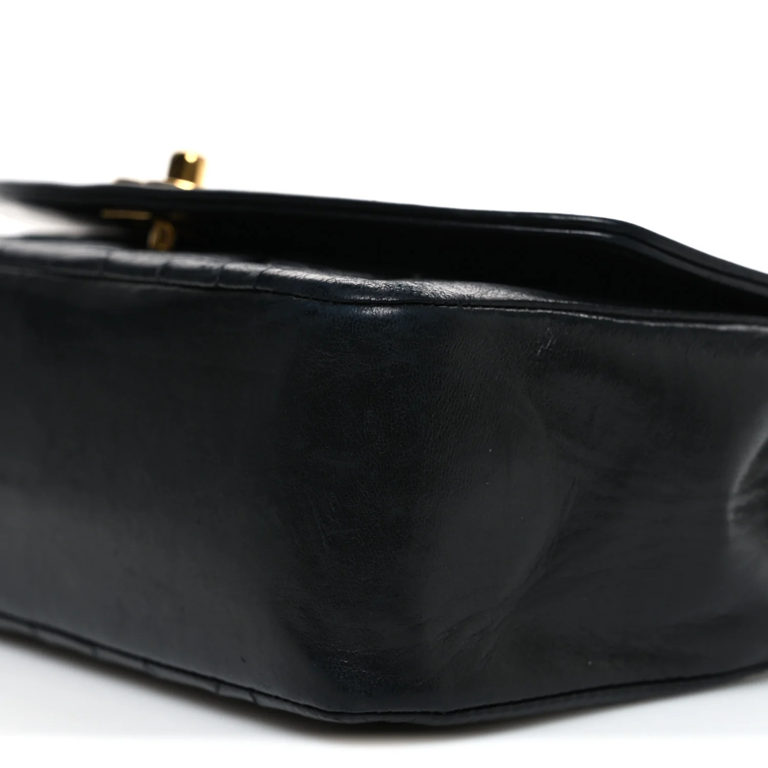 Lambskin Quilted Small Single Flap Black - Top Club