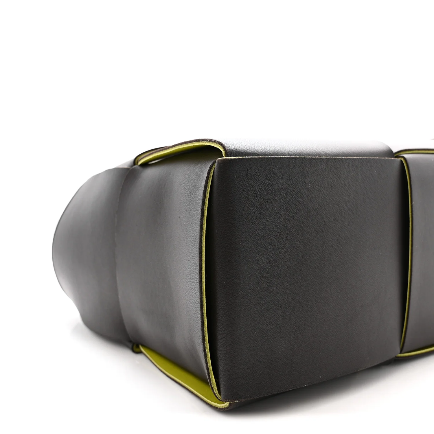 Nappa Maxi Intrecciato Medium Arco Tote Fondant Kiwi - Top Club
