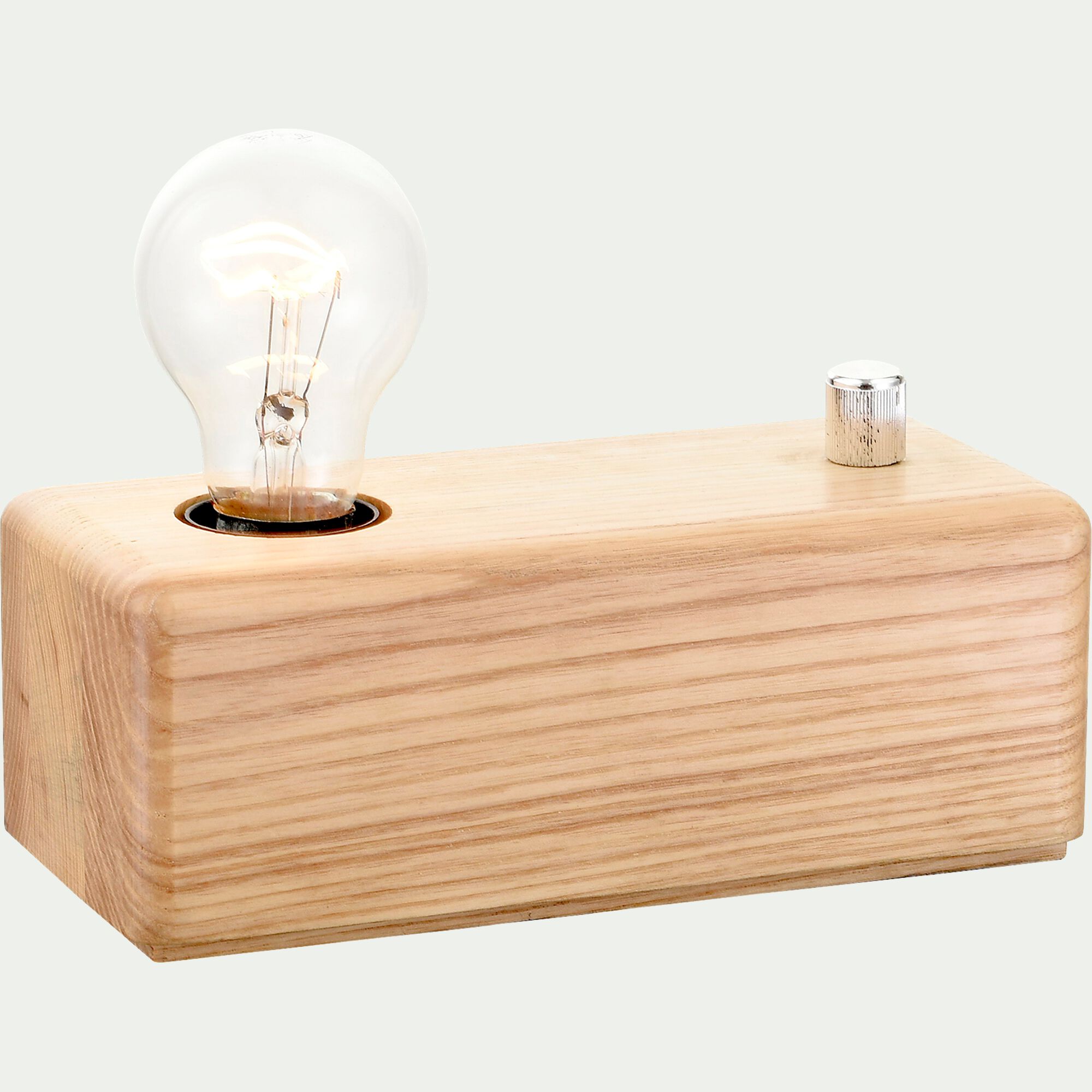 CARINA - Lampe à poser en bois intensité variable H7cm