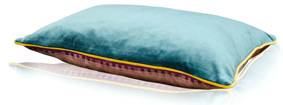 Living room decorative cushions set of 2 multicolored 60 x 40 cm - luxury collection