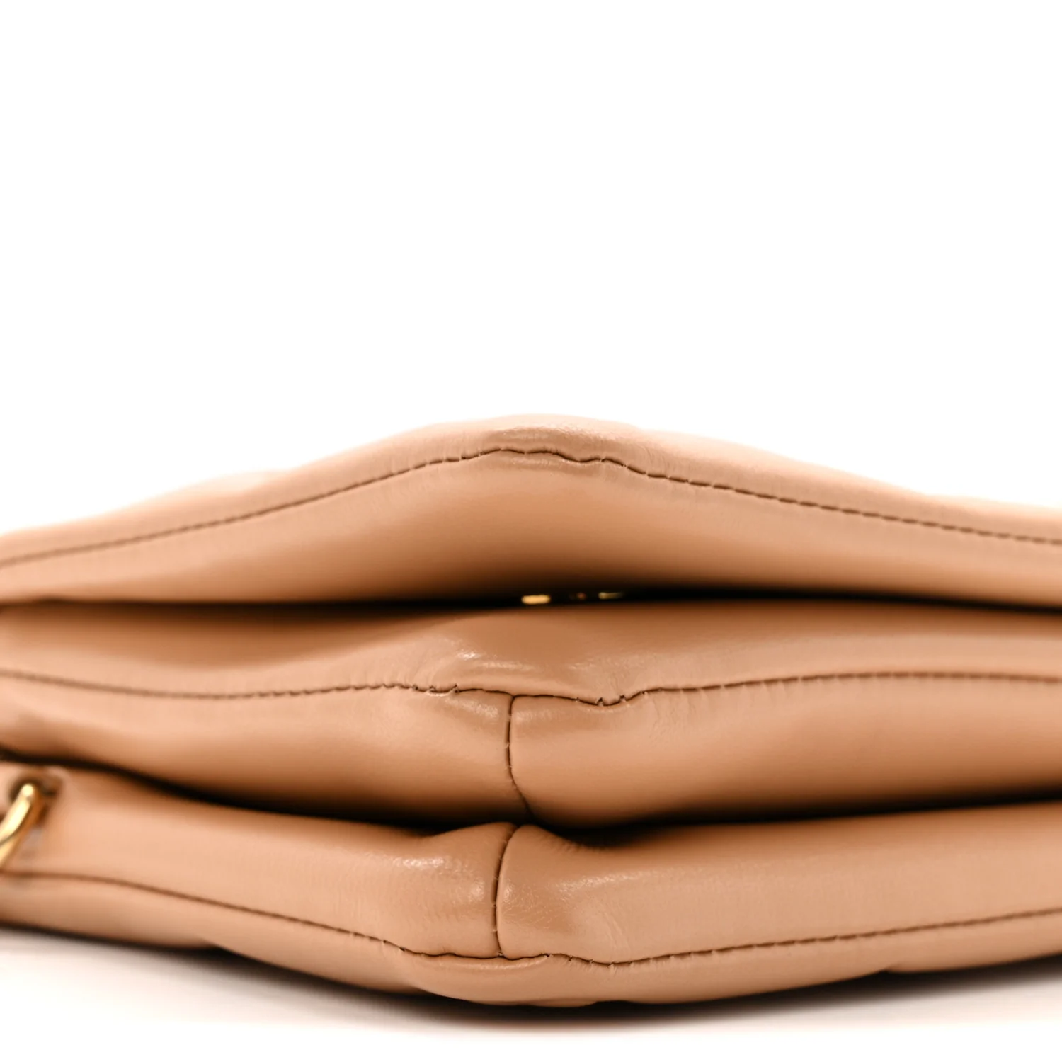 Lambskin Embossed Monogram Pochette Coussin Camel - Top Club
