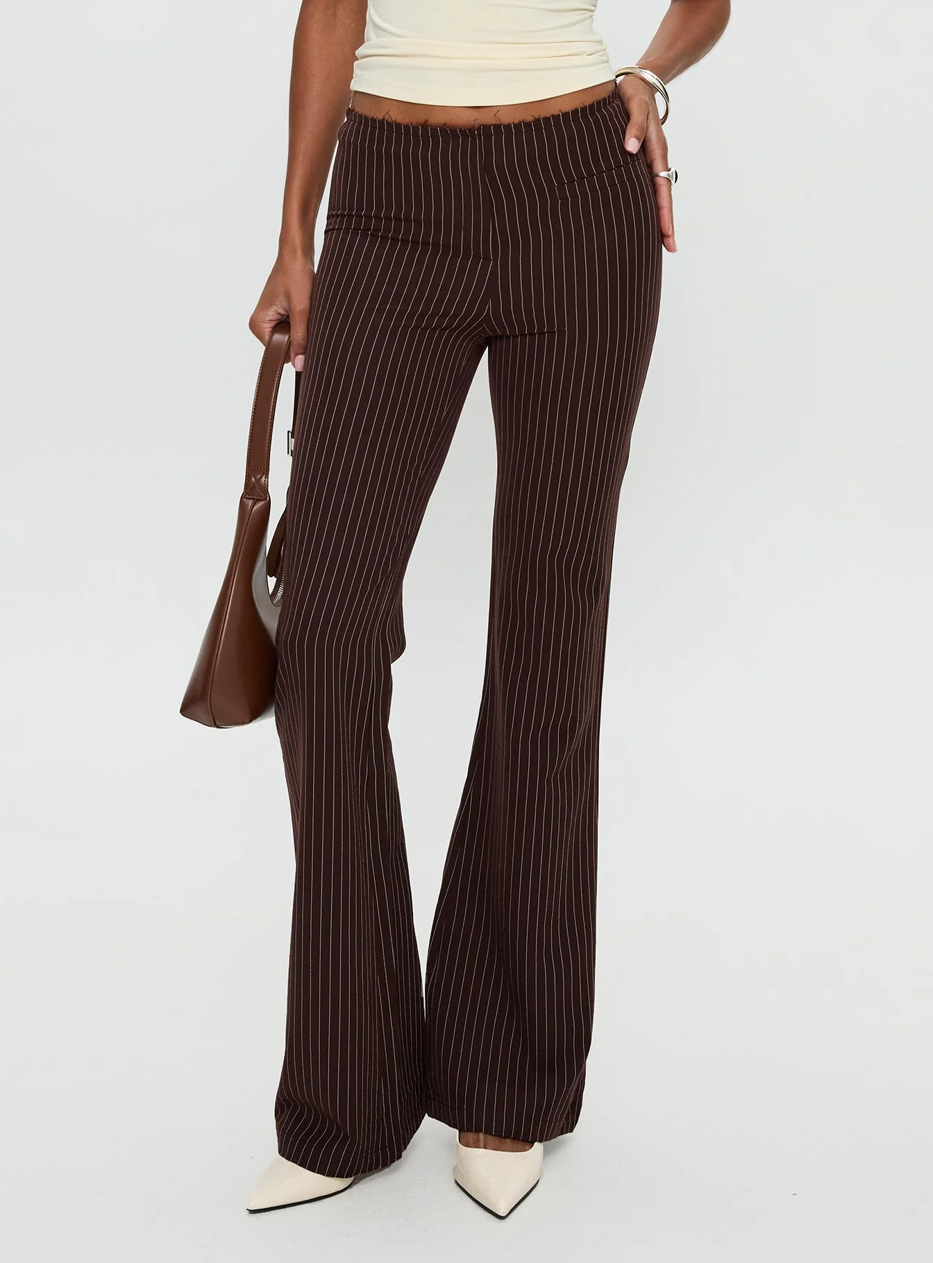 Sportia Flare Pants Brown