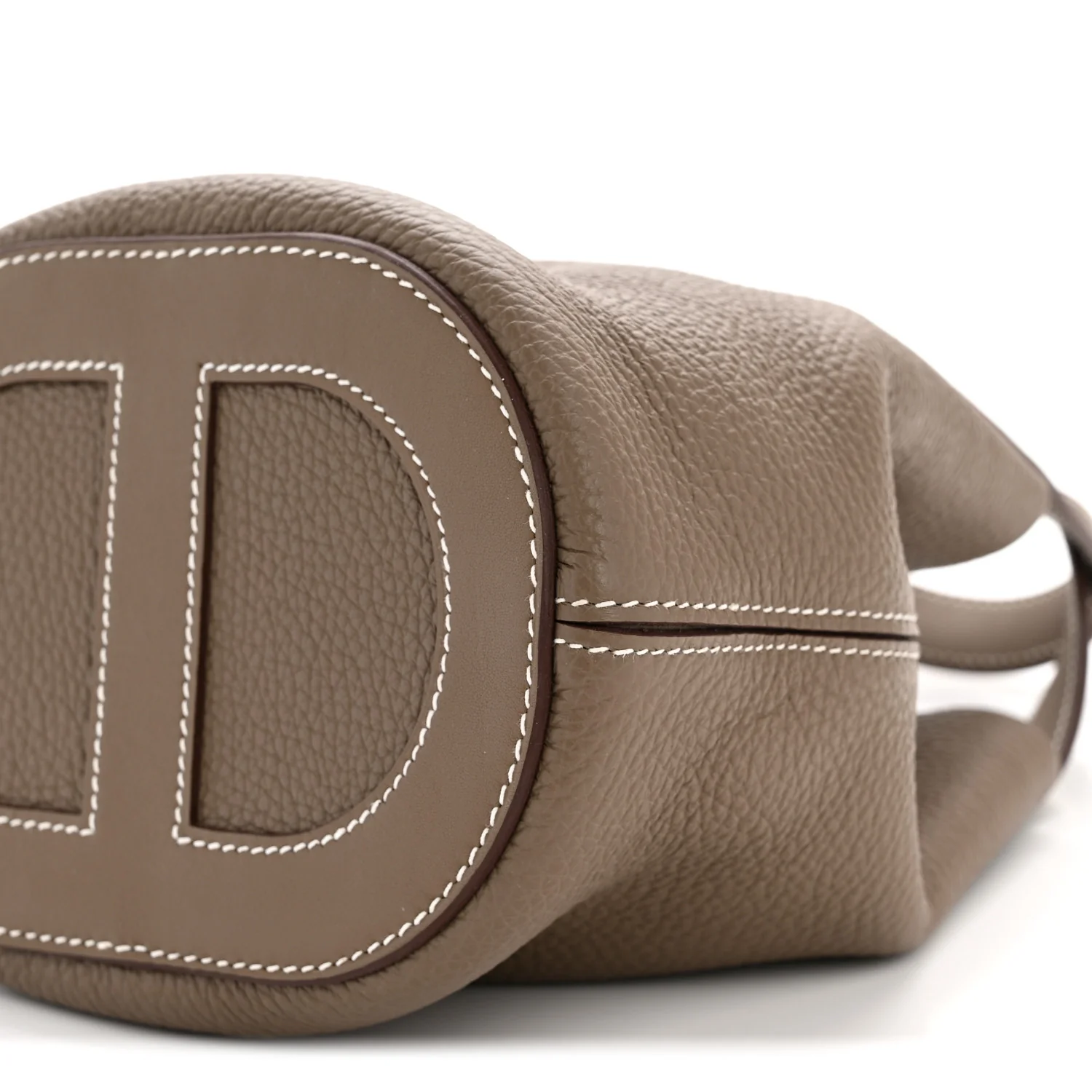 Taurillon Clemence Swift In-The-Loop 18 Bag Etoupe - Top Club