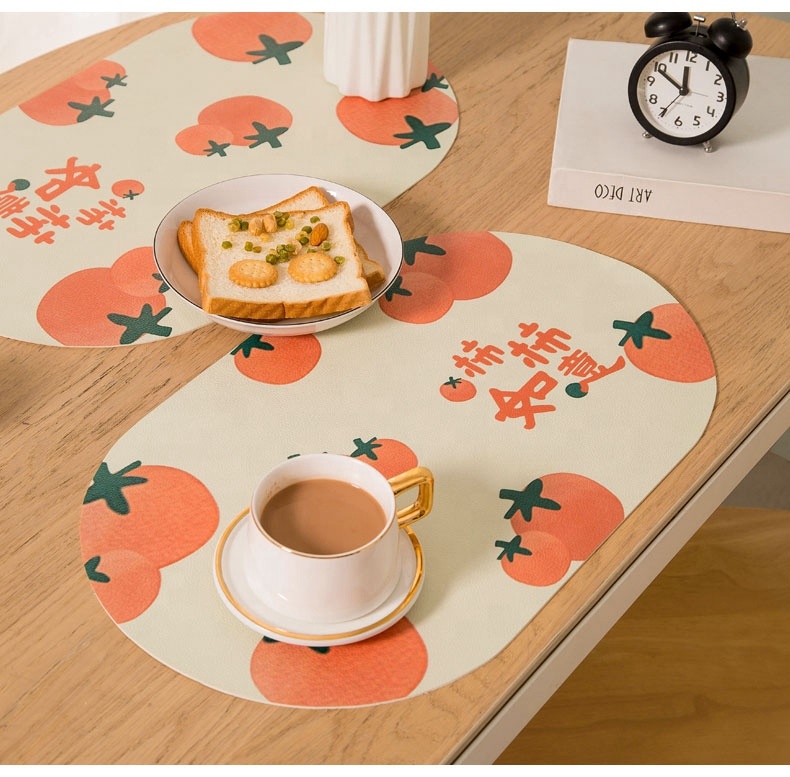 Wholesale High Quality Square Table Mat Non-Slip PVC Western Restaurant Placemat Dining Table Mat（10 pcs）