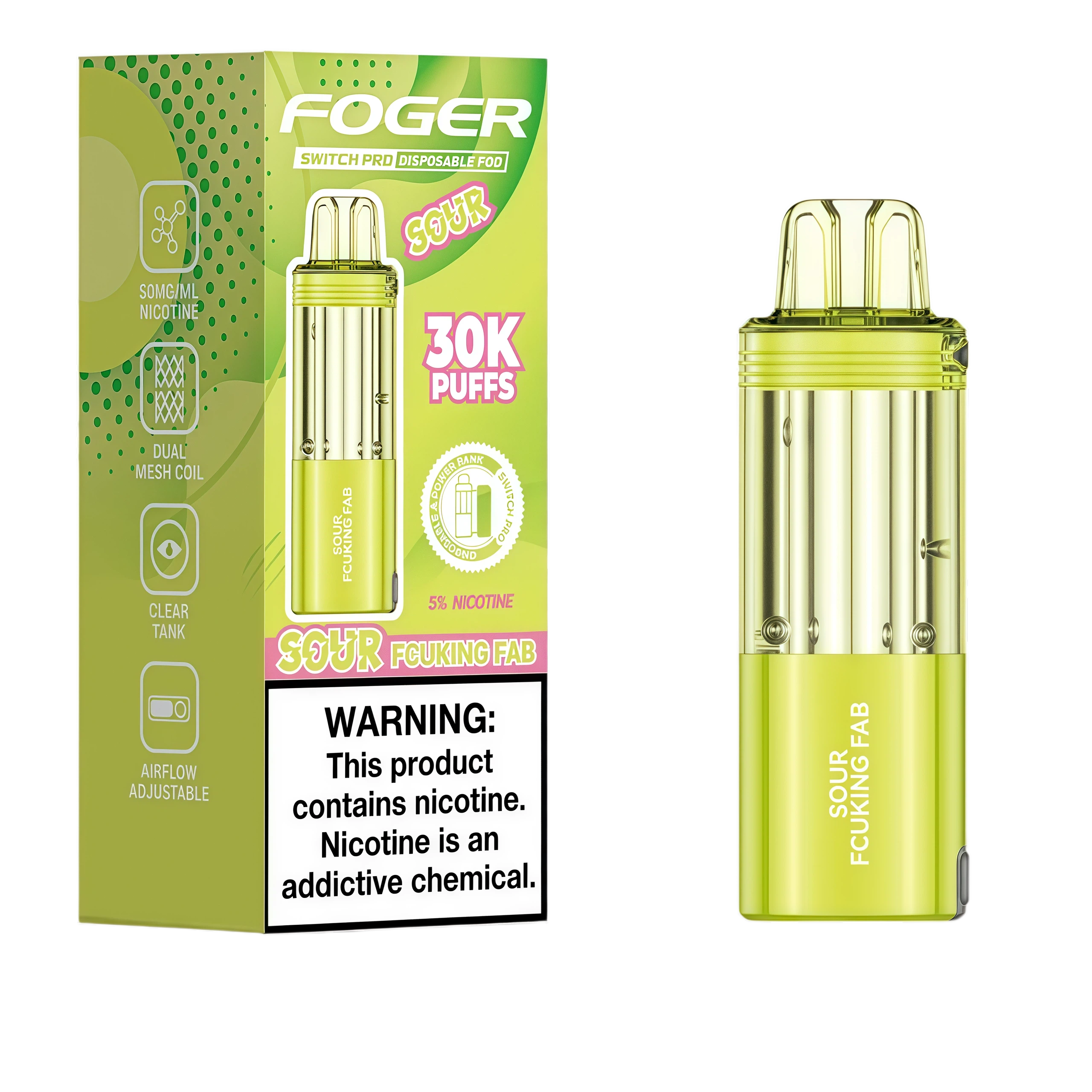 Sour Fcuking Fab - Foger Vapes