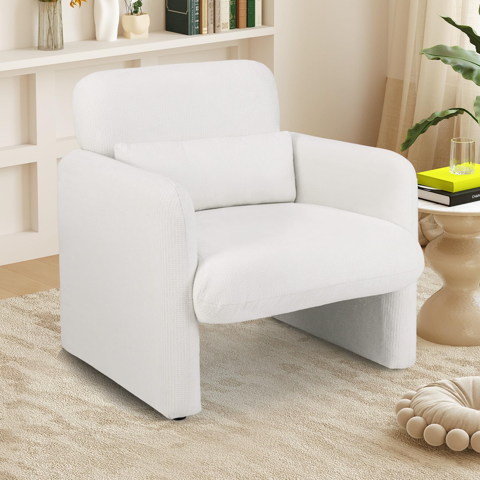 BEFOUNDLOVELY Chenille Accent Chair