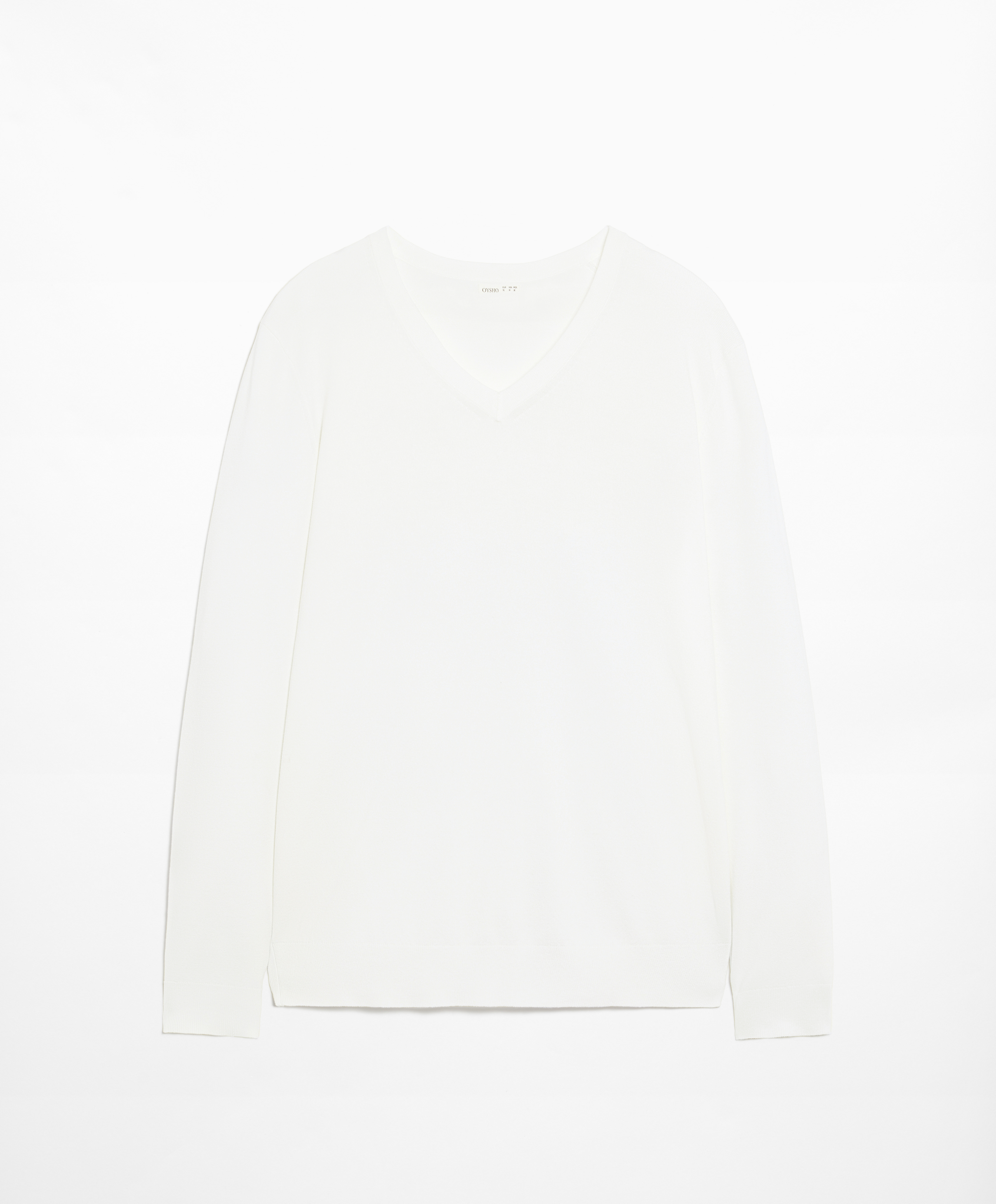 OYSHO V-neck knit sweater