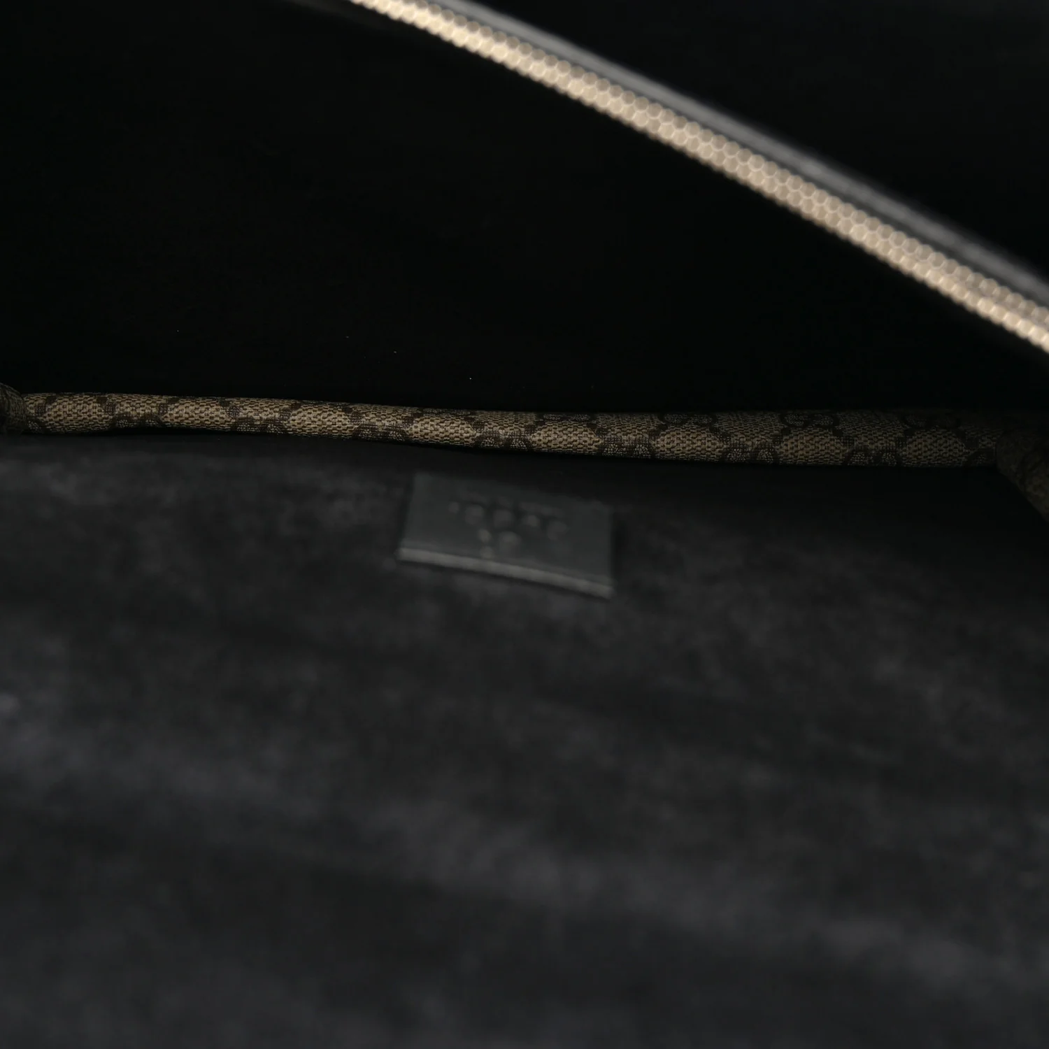 GG Supreme Monogram Medium Dionysus Shoulder Bag Black - Top Club