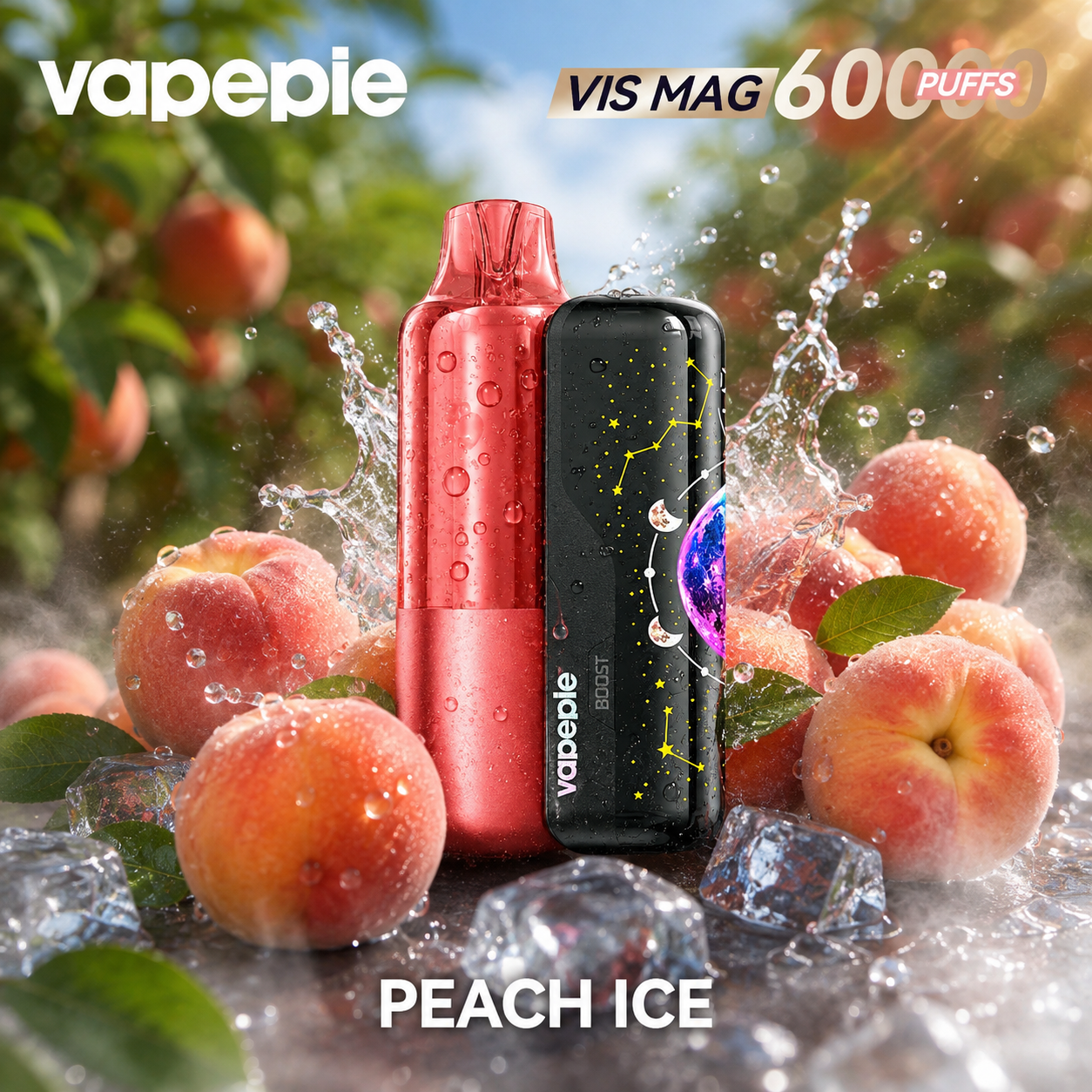 Šťavnatá ledová broskev – VAPEPIE VIS MAG