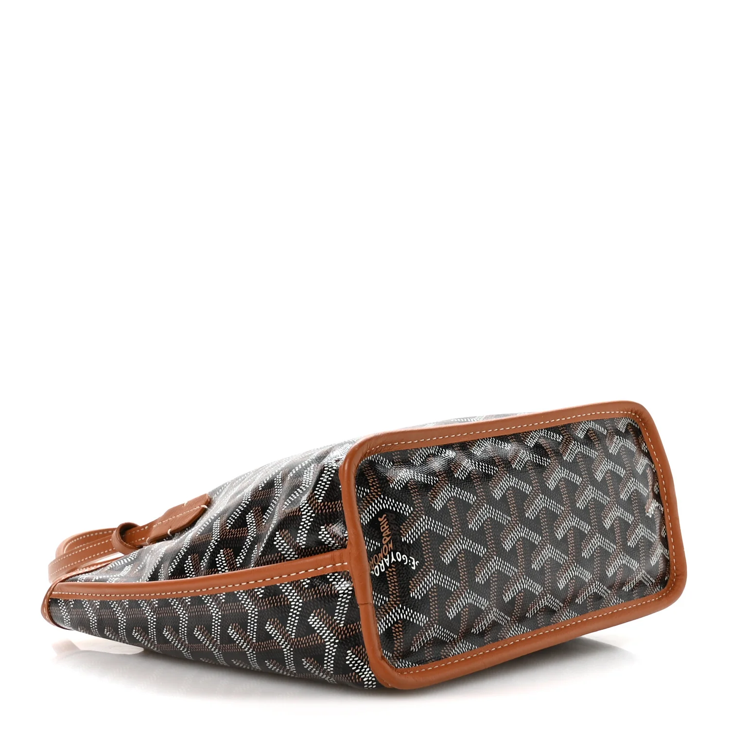 Goyardine Reversible Mini Anjou Black Gold - Top Club