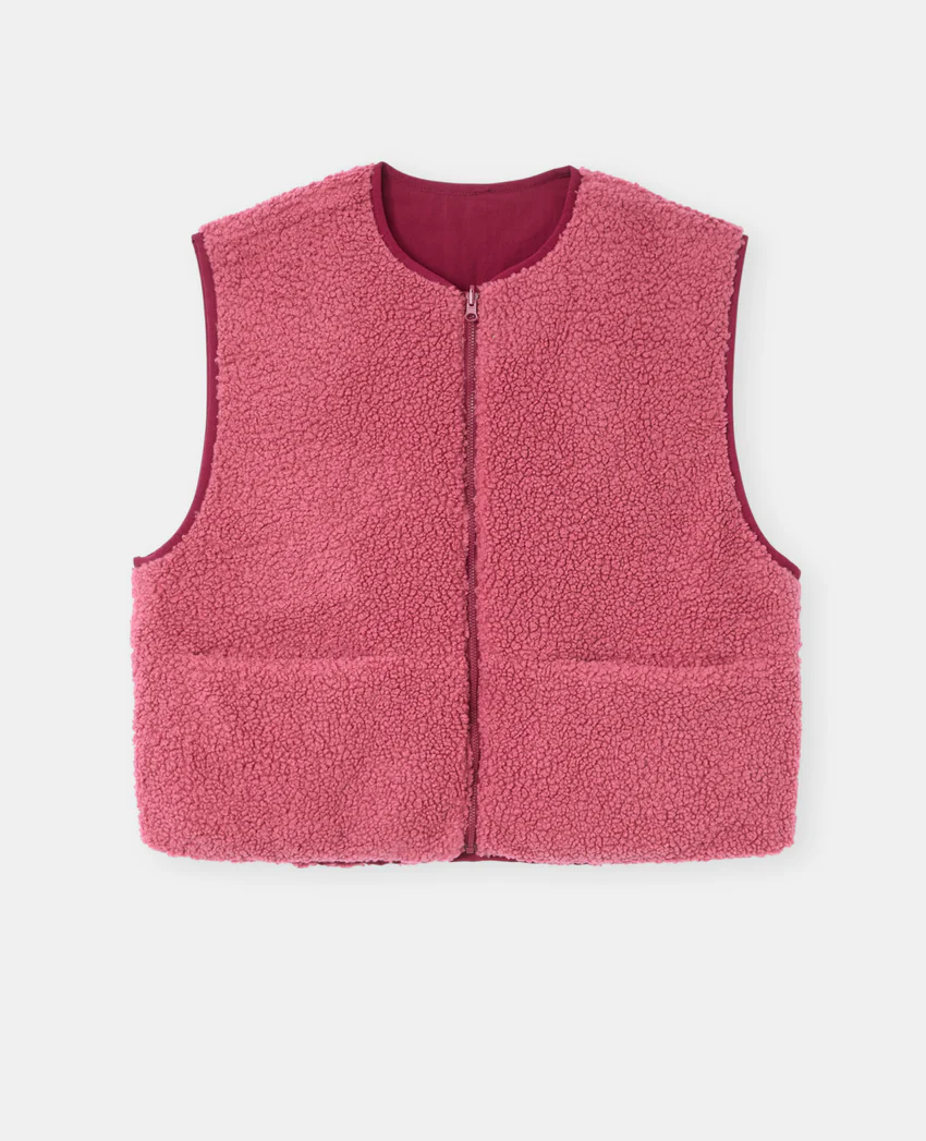 Pimkie Veste sans manches réversible avec sherpa