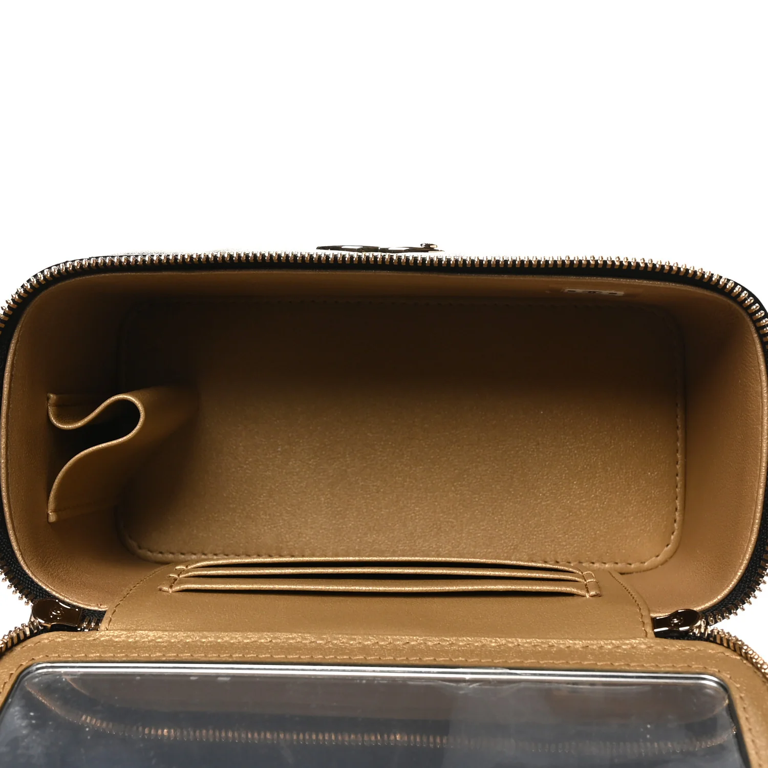 Lambskin Quilted Small CC Vanity Case Black - Top Club