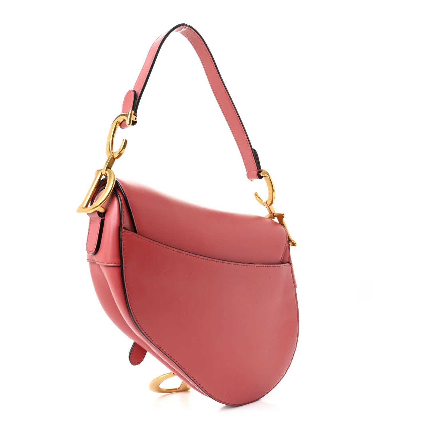 Calfskin Saddle Bag Pink - Top Club