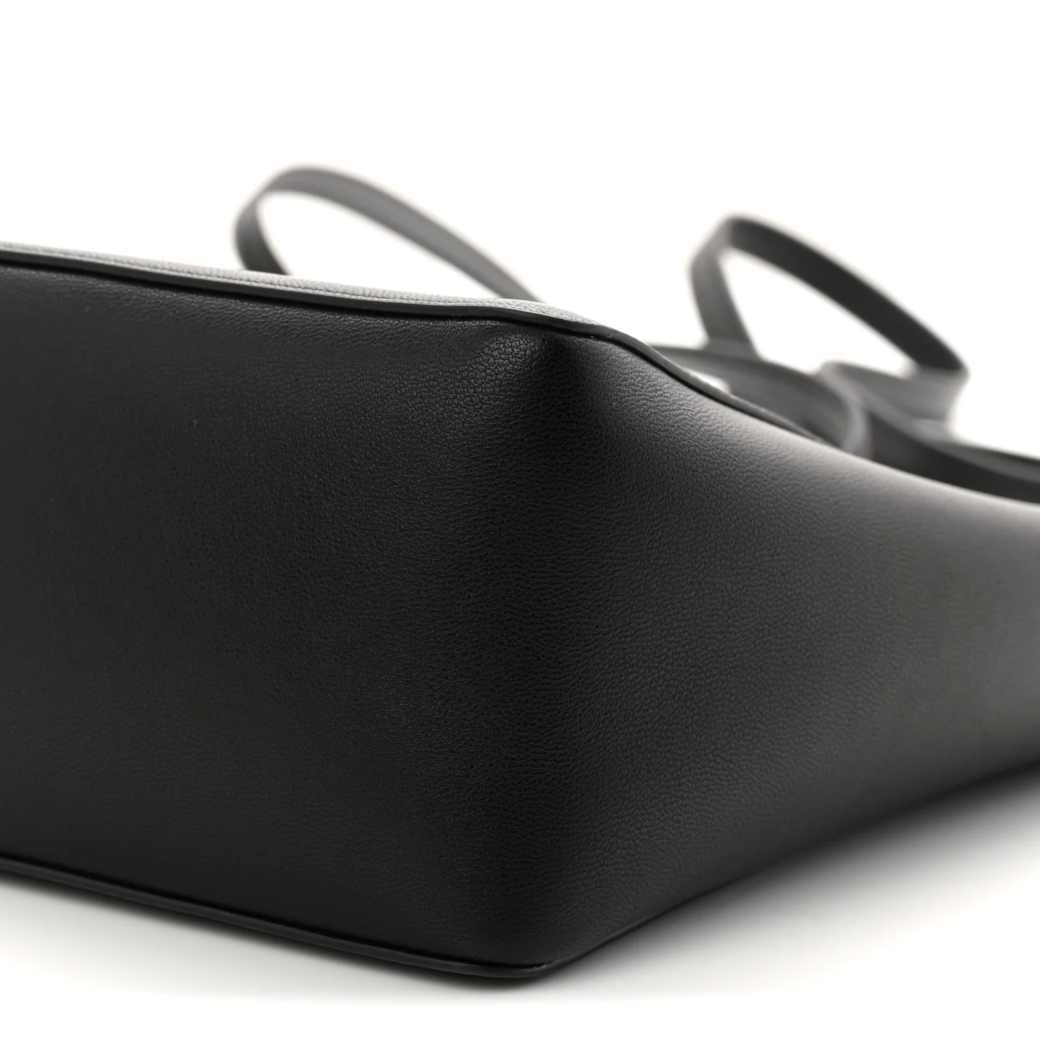 Nappa VLogo Bold Bucket Bag Black - Top Club