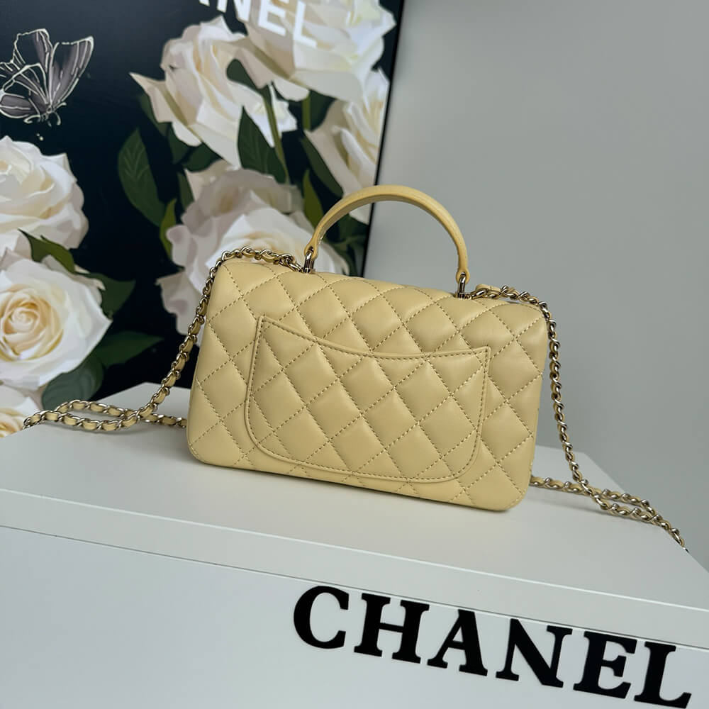 CHANEL Mini Classic Handbag With Top Handle - Top Club
