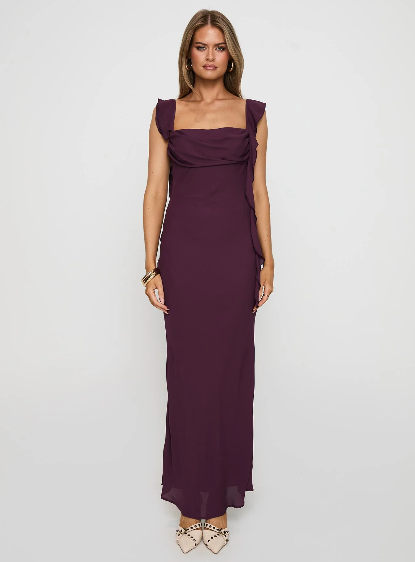 Lanai Maxi Dress Plum