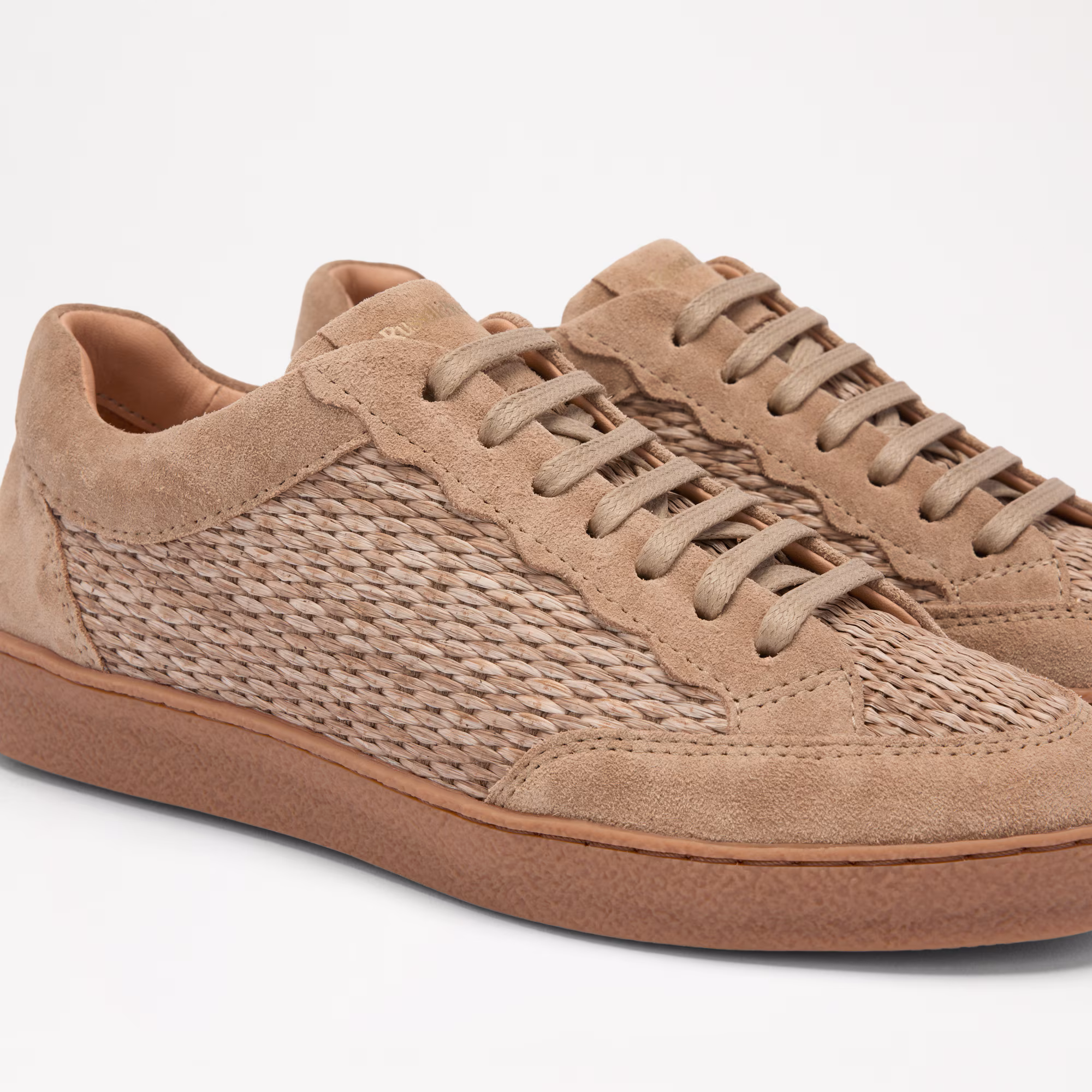 RollerScalloped Lace Up Trainer