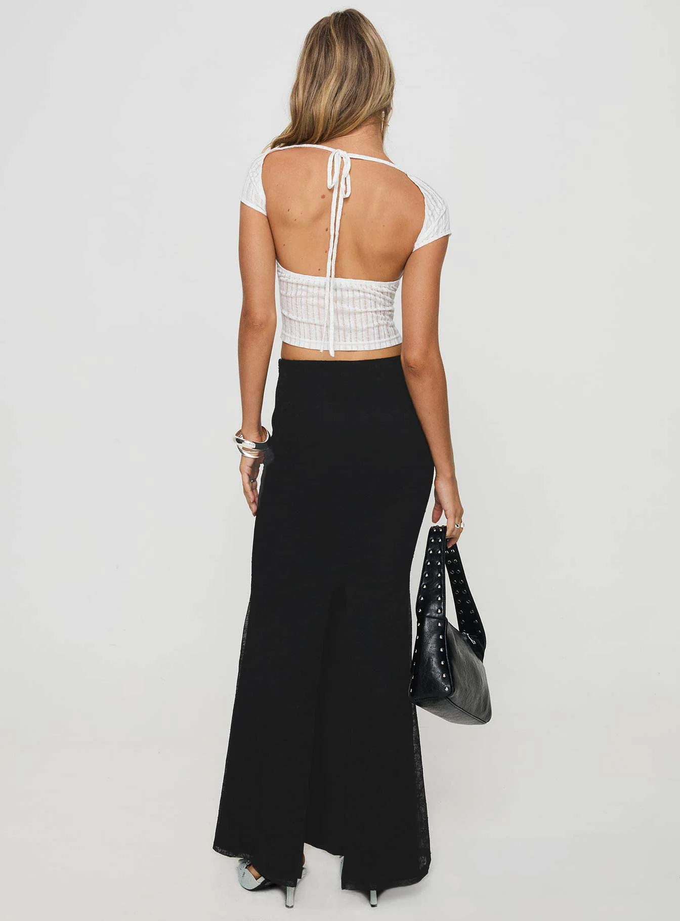Topping Maxi Skirt Black