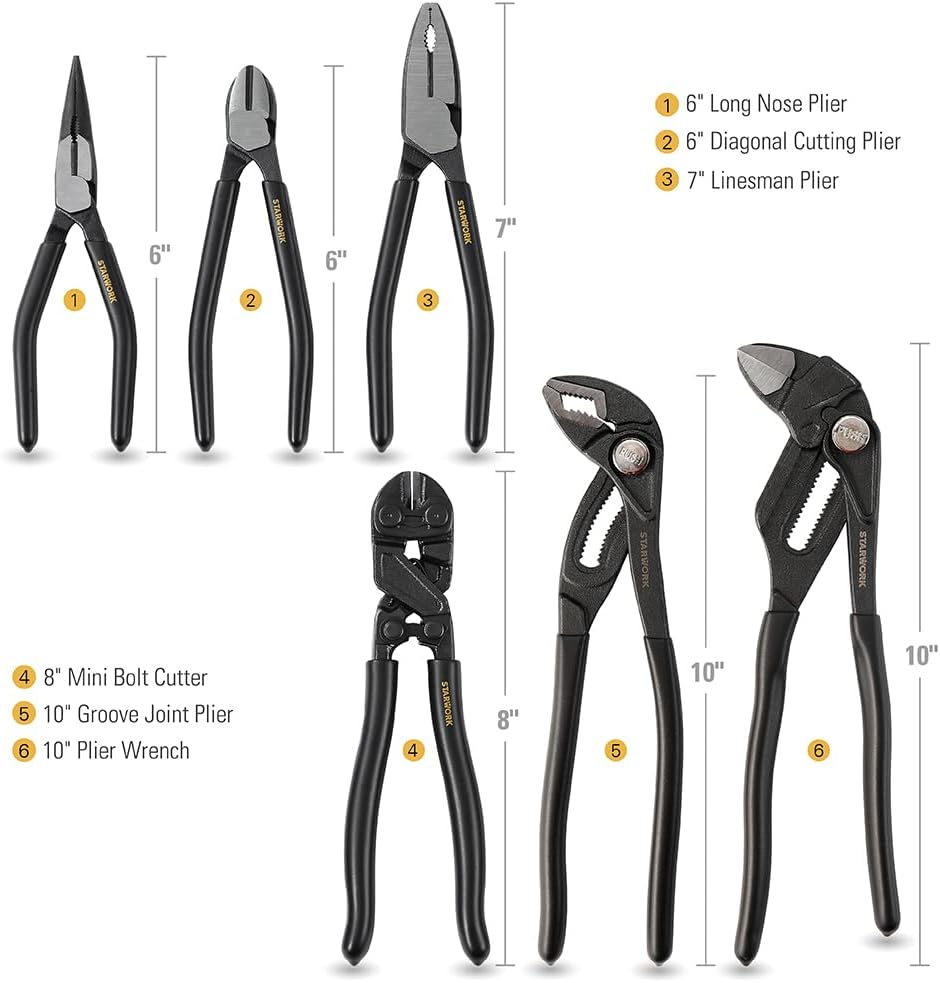STARWORK TRUE MECHANIC�?Set di utensili meccanici TRUE MECHANIC�?da 169 pezzi, professionale, metrico