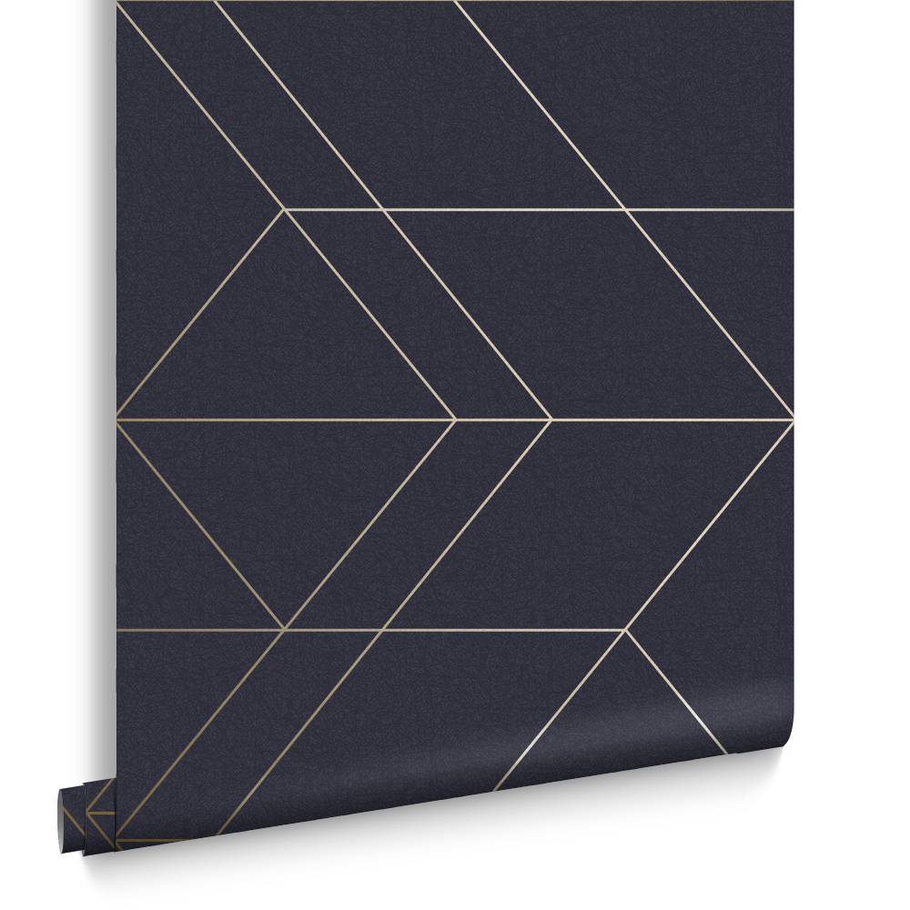 Graham & Brown  vliesbehang  Balance Navy Gold Graham & Brown  vliesbehang  Balance Navy Gold