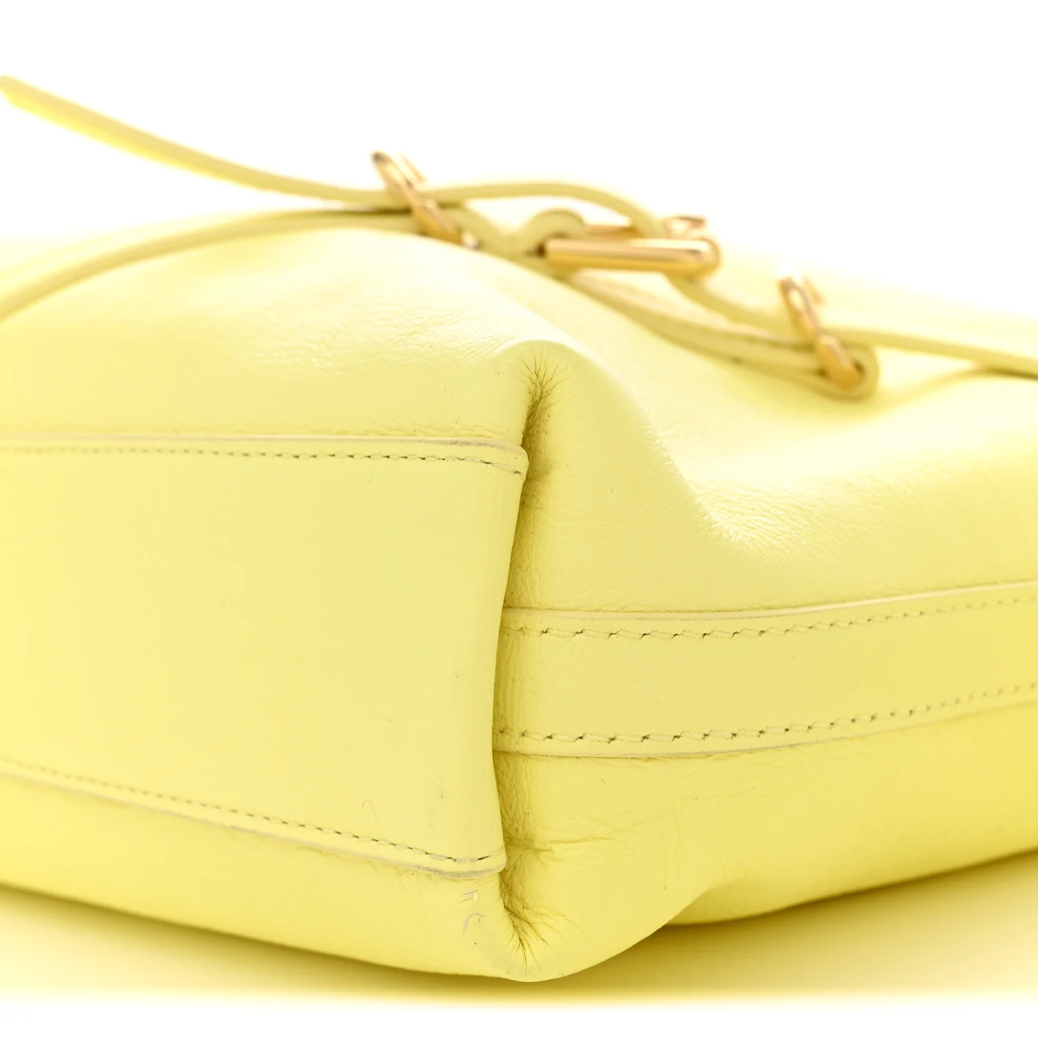 Calfskin Medium Voyou Bag Soft Yellow - Top Club