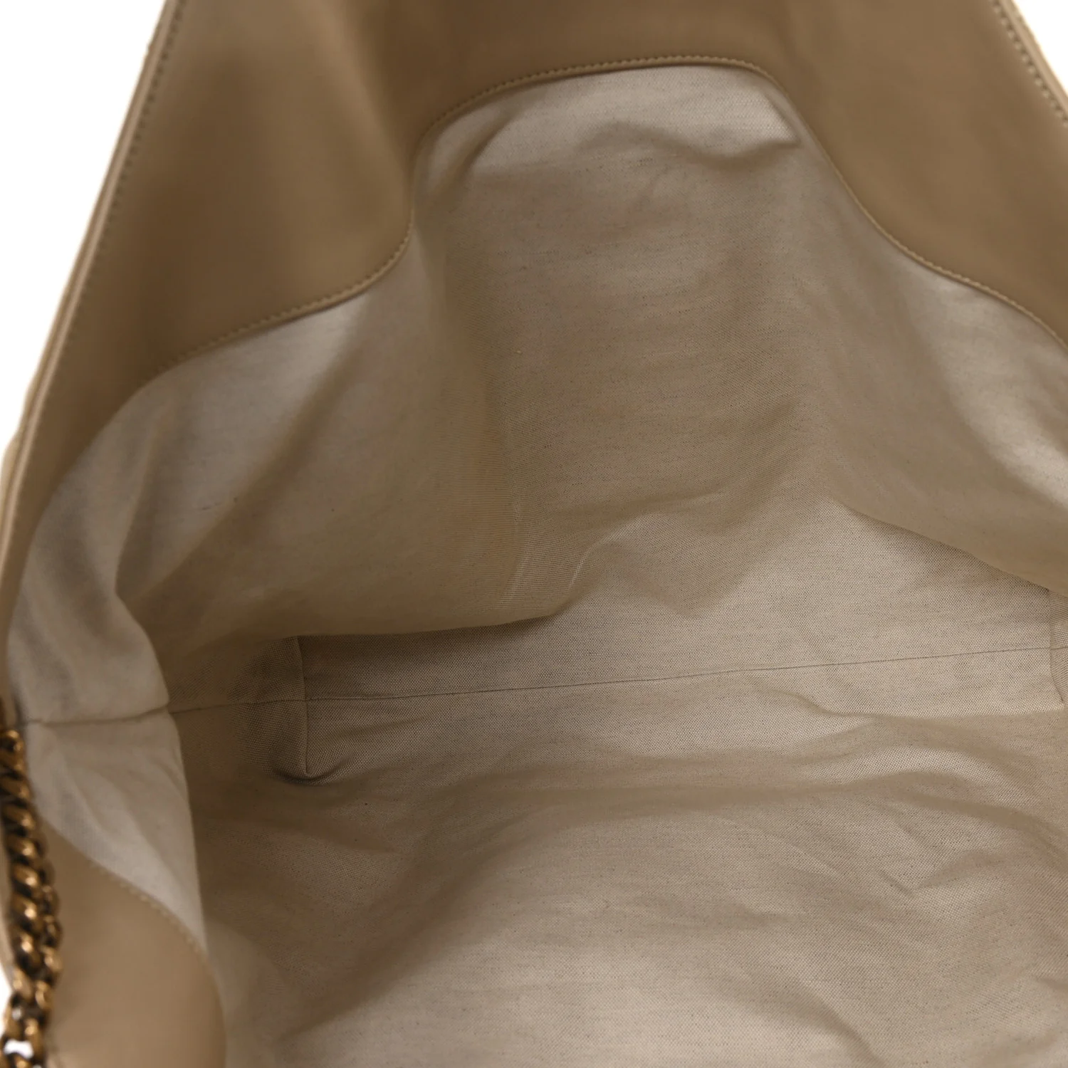 Nubuck Suede Quilted Maxi Icare Shopping Tote Safari Beige - Top Club