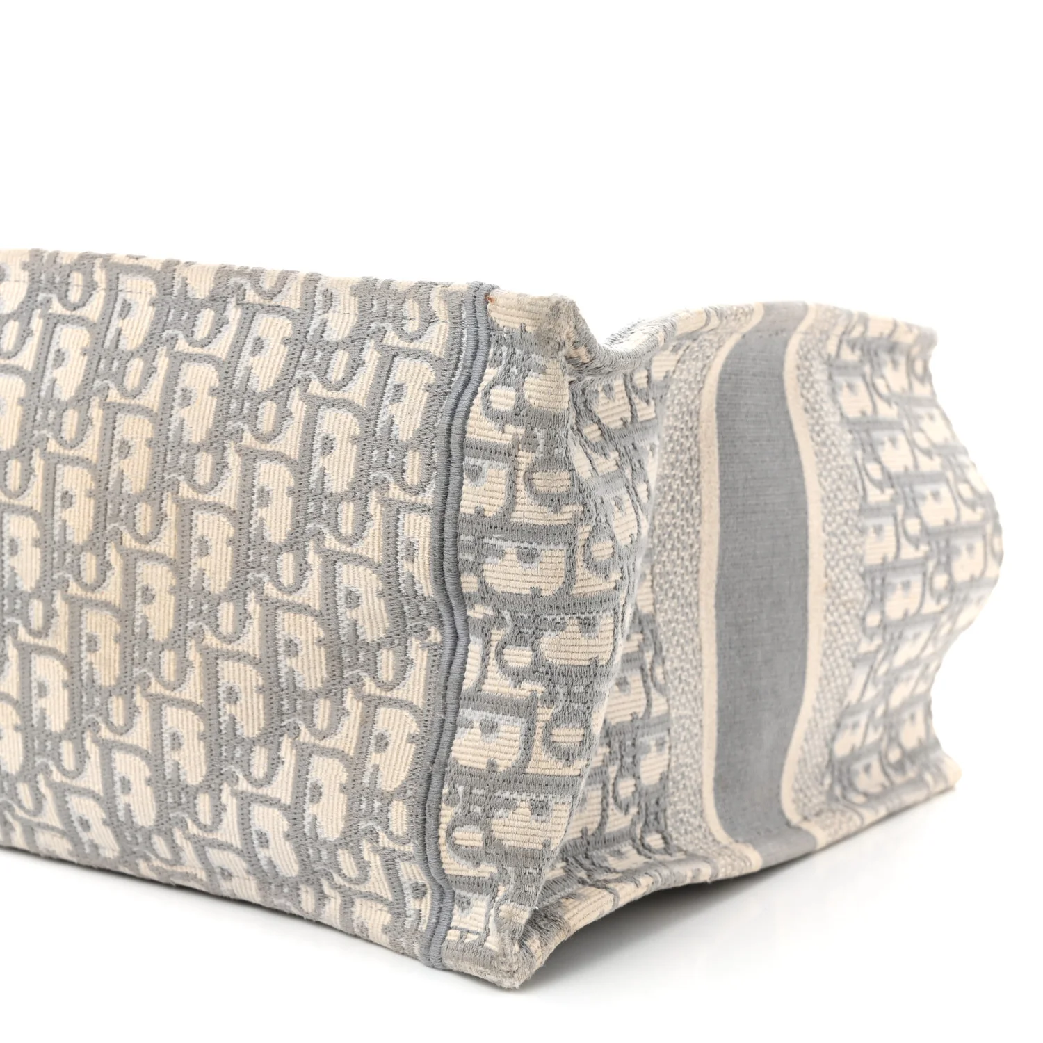 Oblique Medium Book Tote Grey - Top Club
