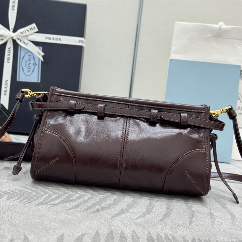 Prada Bonnie small leather shoulder bag(HIGH-END GRADE) - Top Club