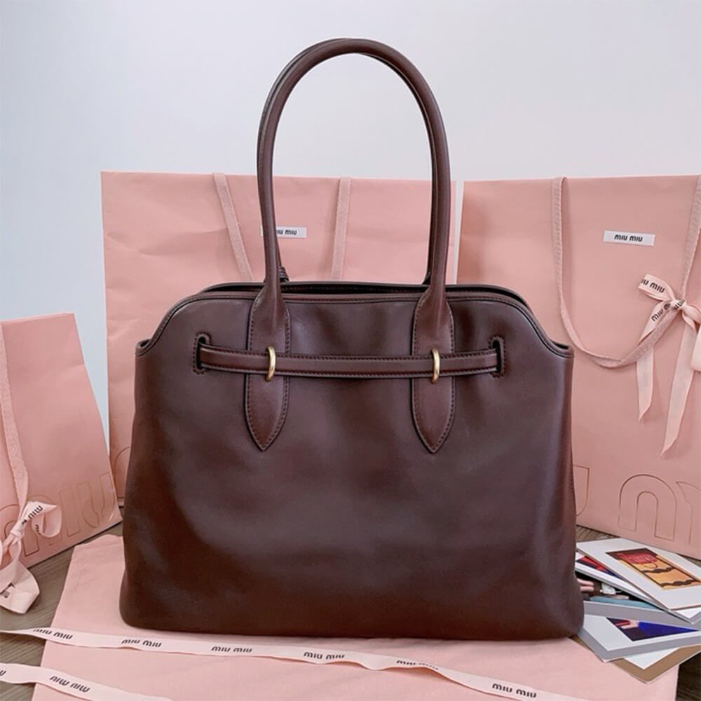 MIUMIU Medium Aventure nappa leather bag(HIGH-END Grade) - Top Club