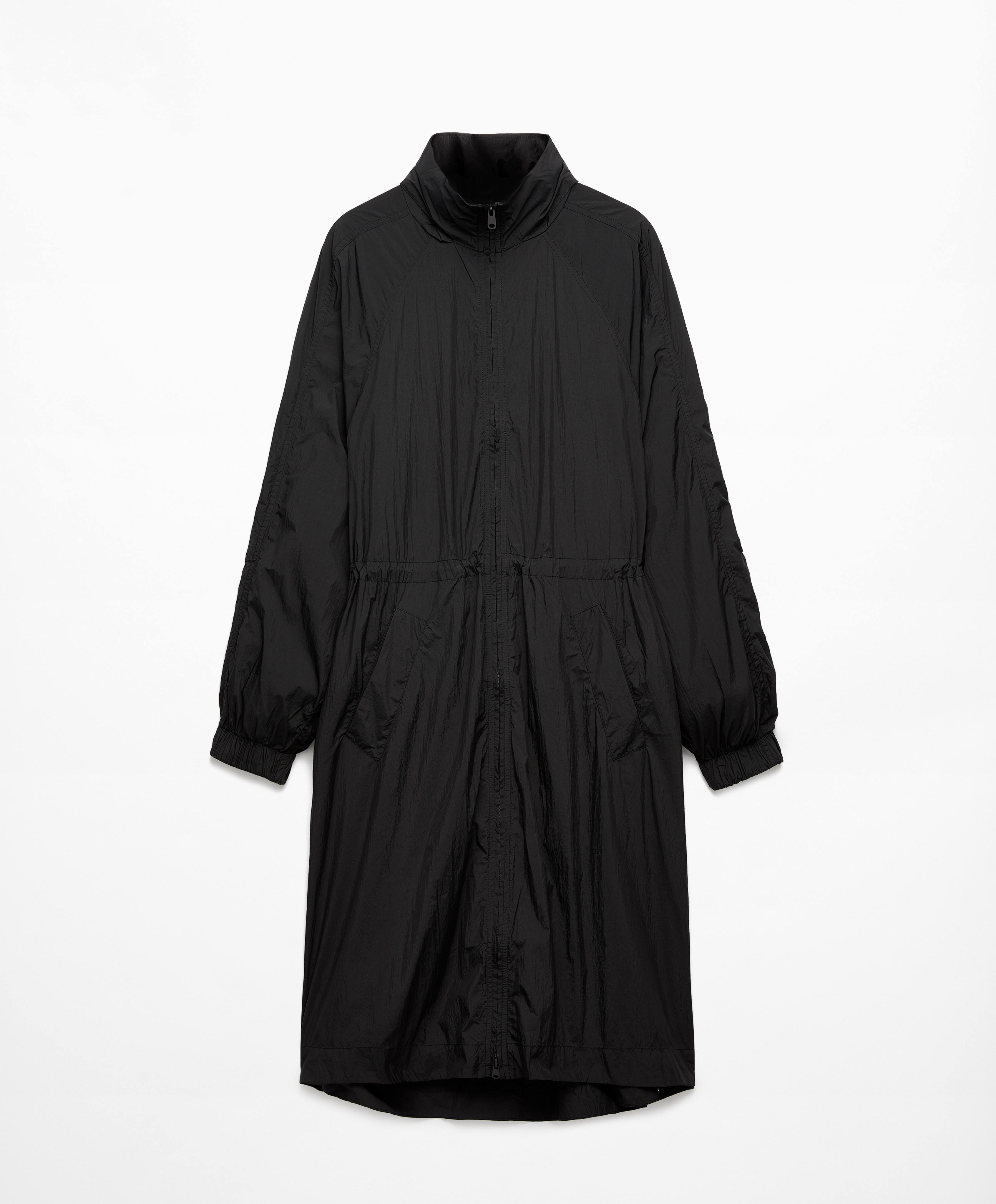 OYSHO Water-repellent midi jacket