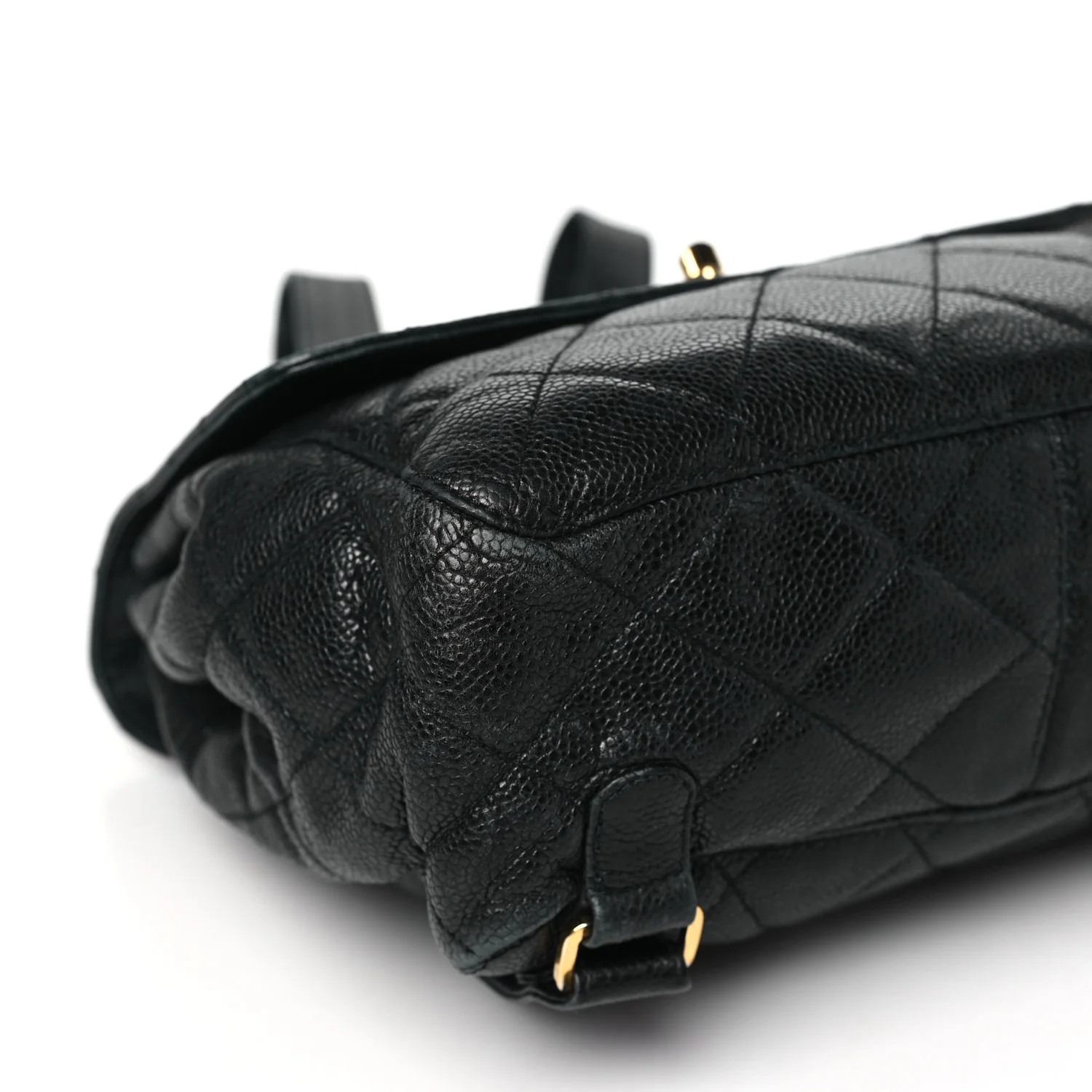 Caviar Quilted Backpack Black - Top Club