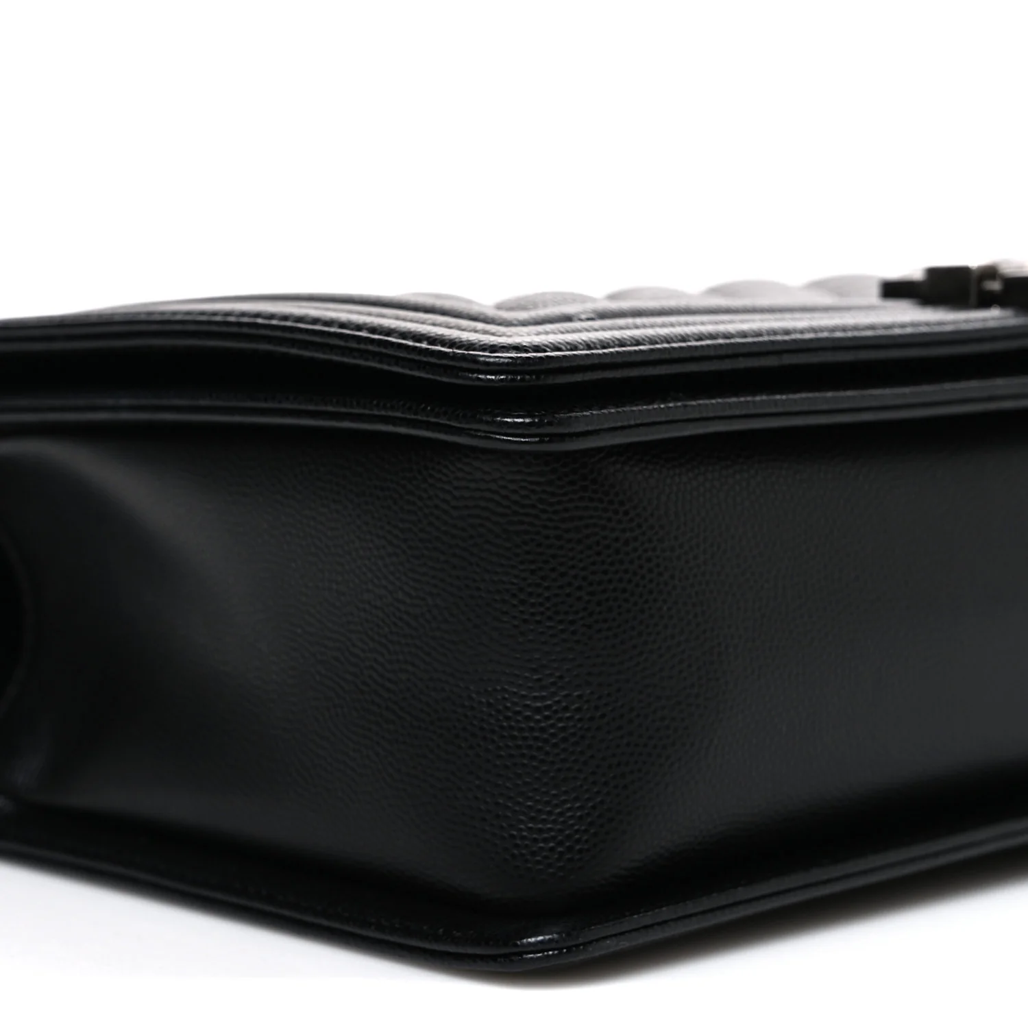 Caviar Quilted New Medium Boy Flap Black - Top Club