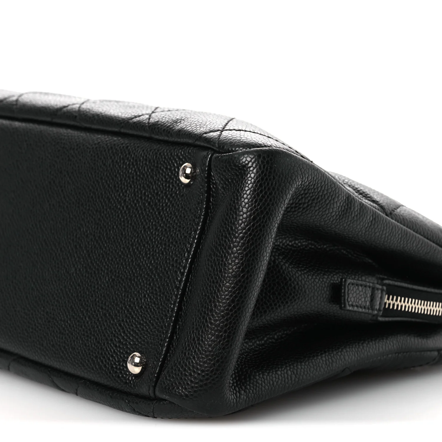 Caviar Quilted Timeless CC Soft Tote Black - Top Club