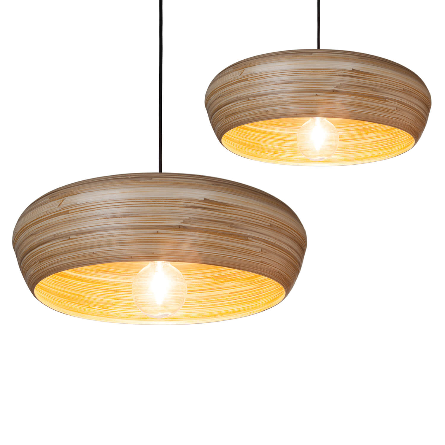 Hanglamp Ufo bamboe 60 cm