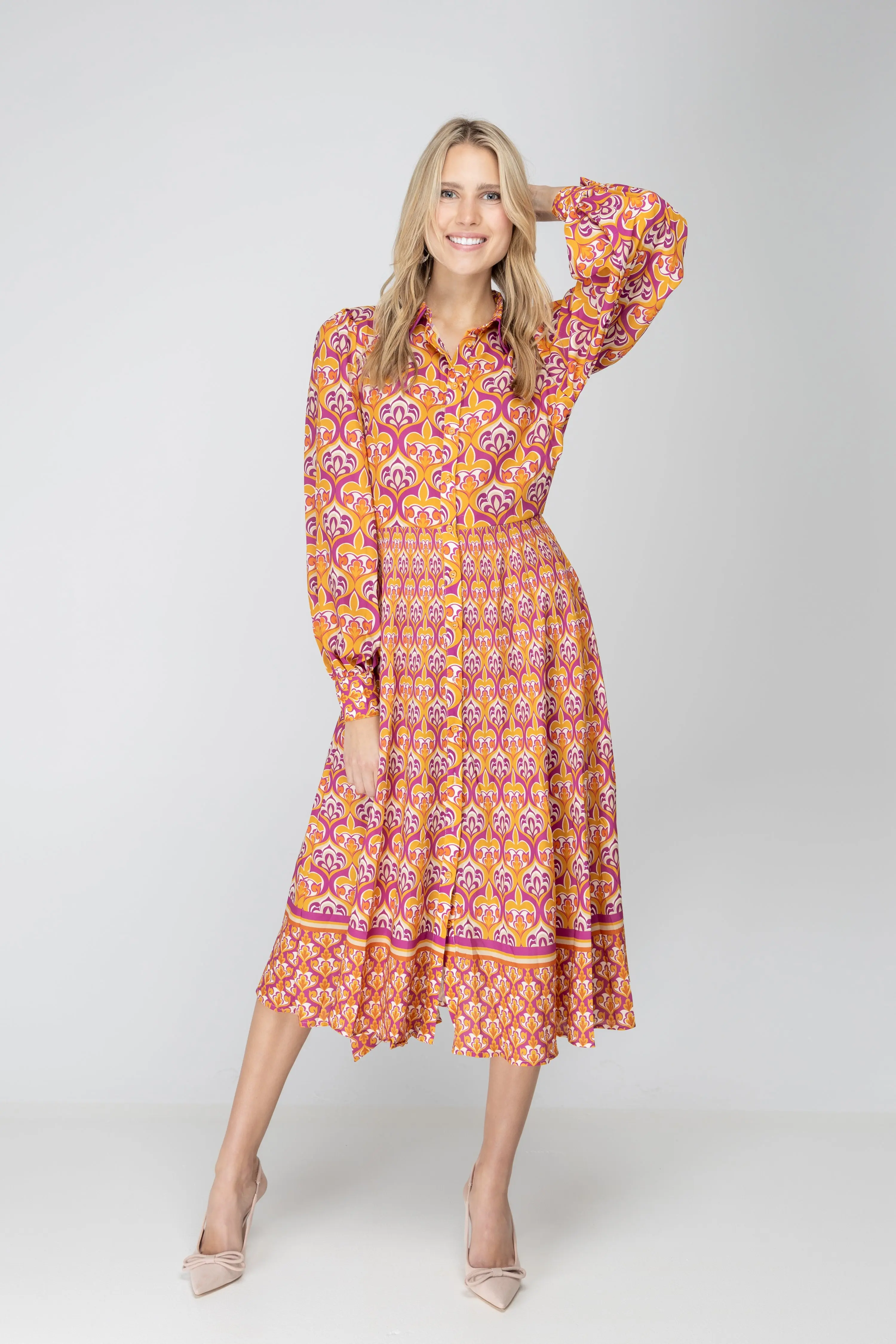 I'm Spicing Things Up Shirt Dress - ALJEGJ