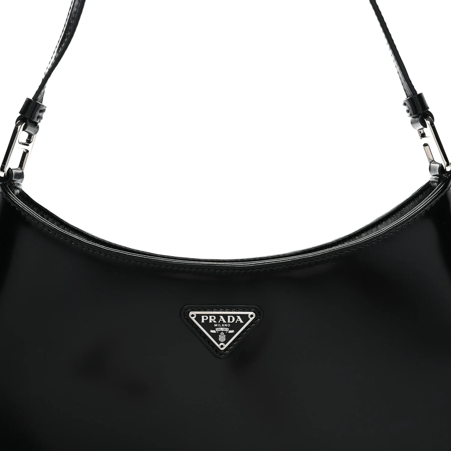Spazzolato Cleo Shoulder Bag Black - Top Club