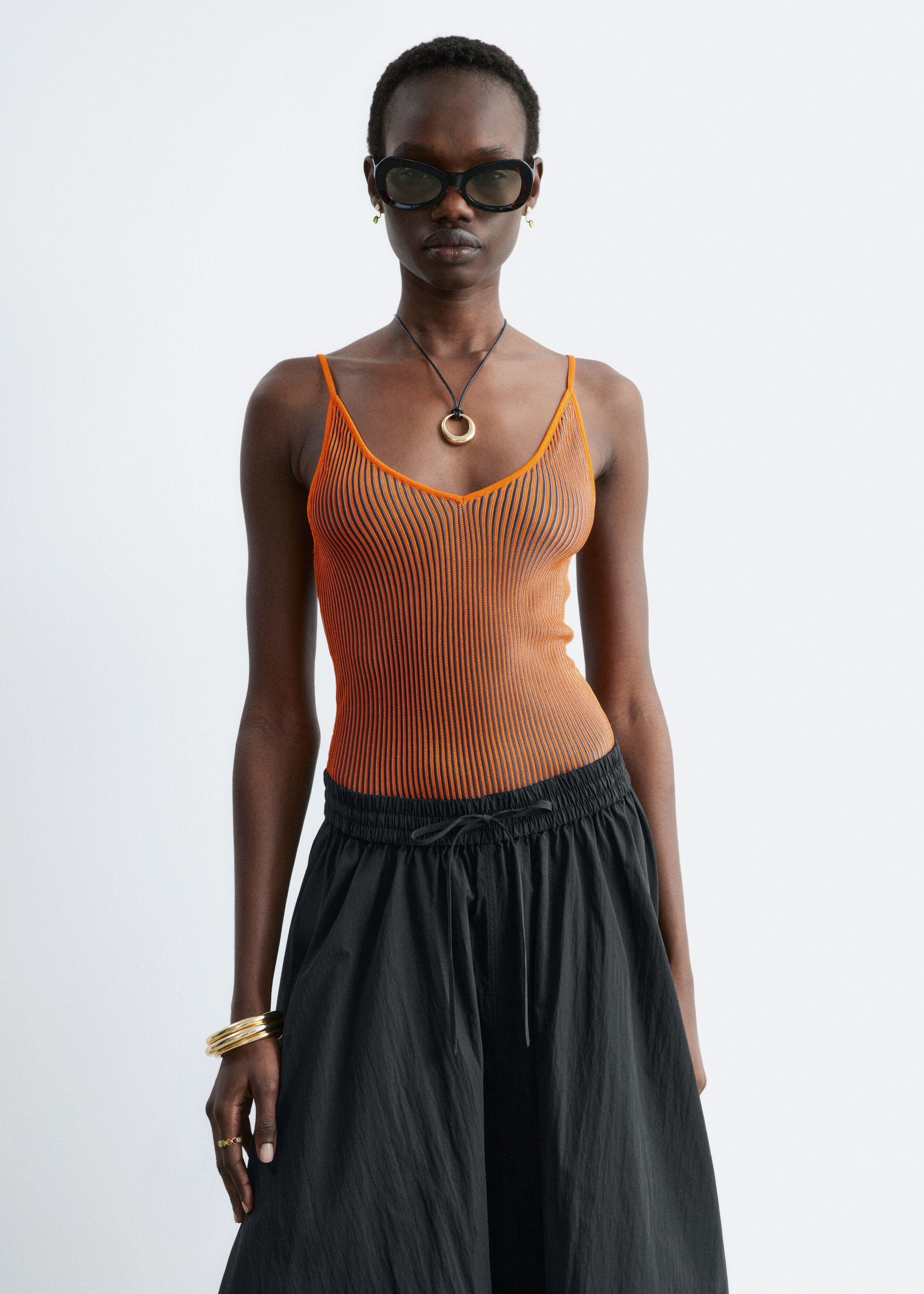 & Other Stories RIB-KNIT CAMISOLE