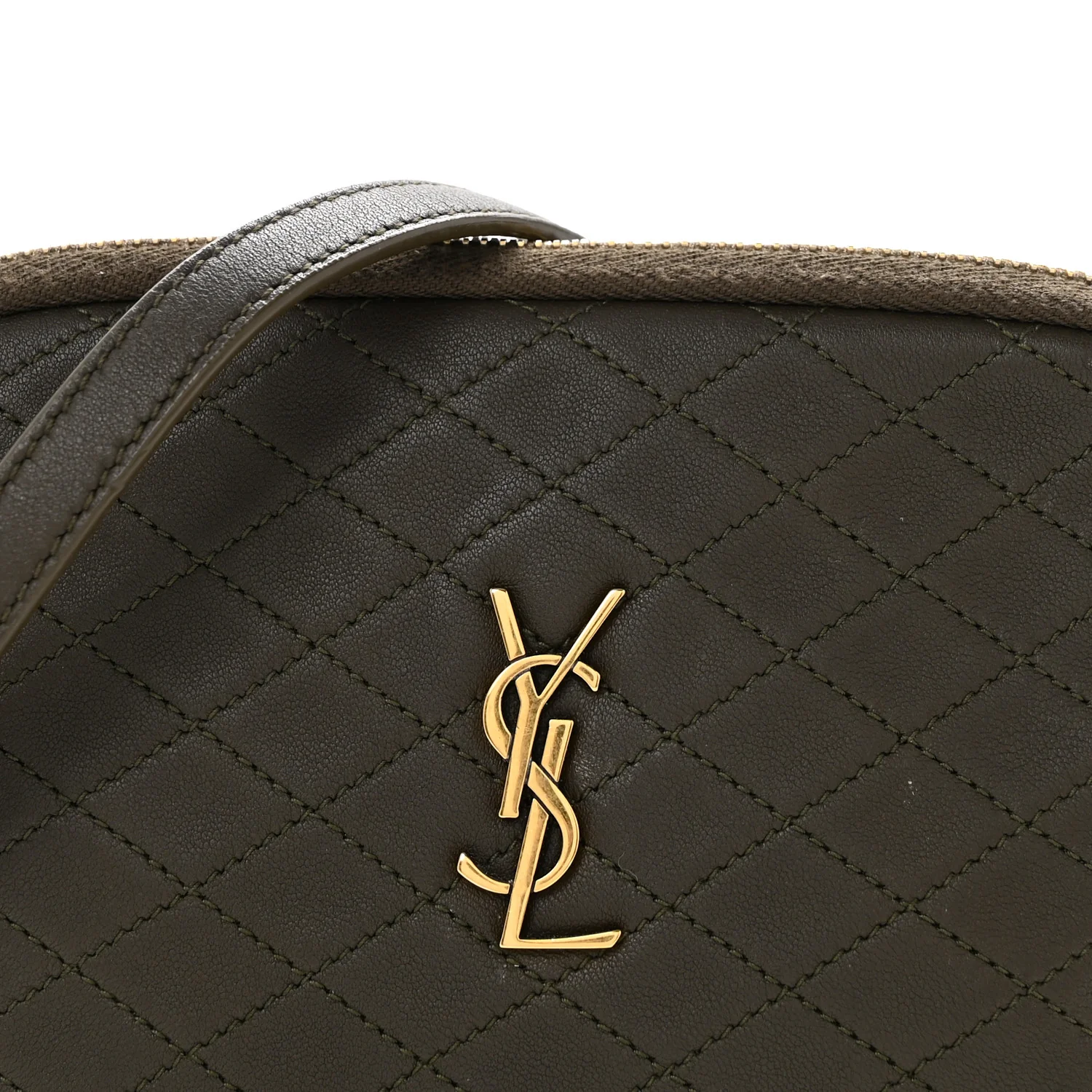 Lambskin Quilted Gaby Zipped Pouch - Top Club