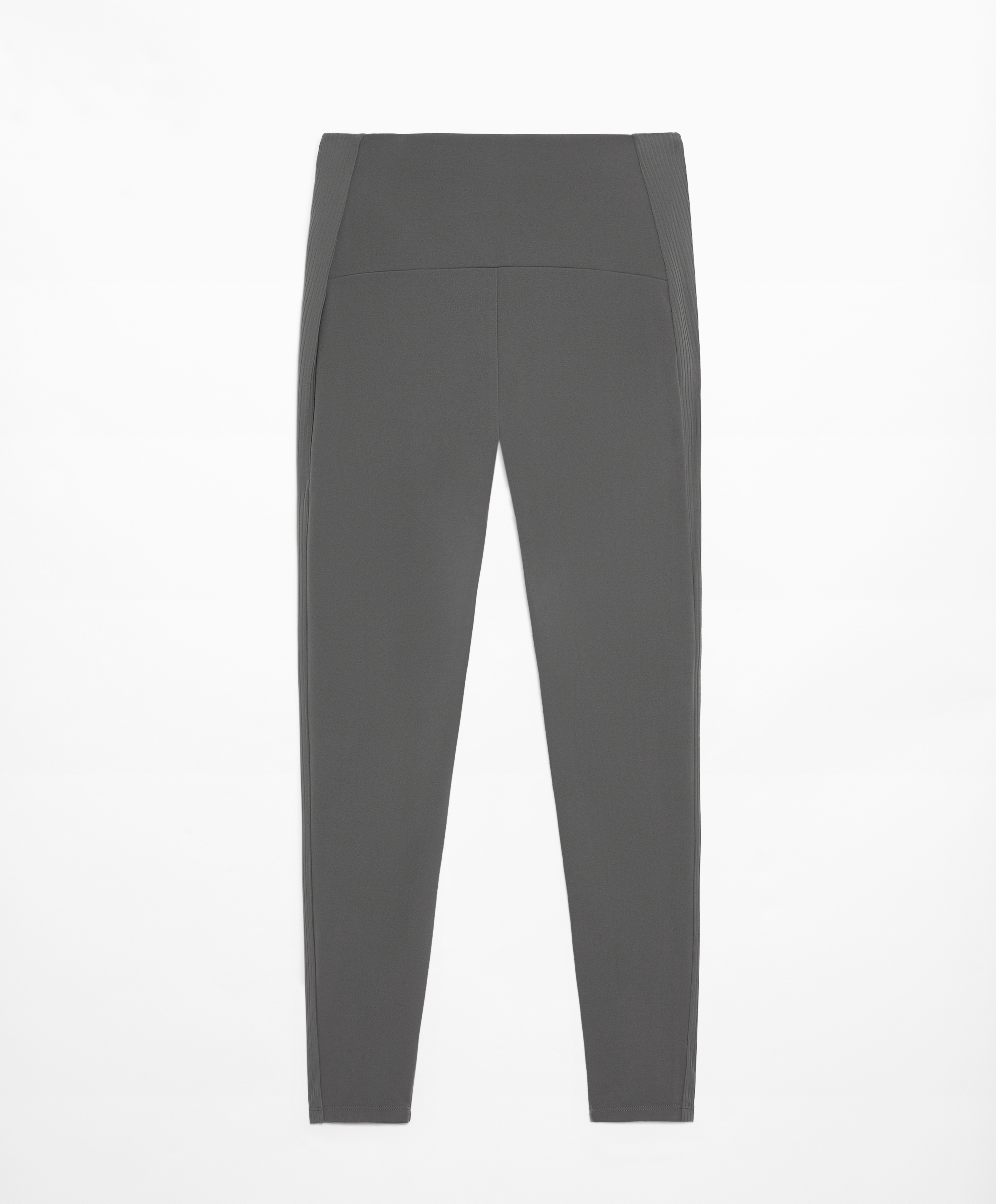 OYSHO Comfortlux high-rise rib 65cm ankle-length leggings
