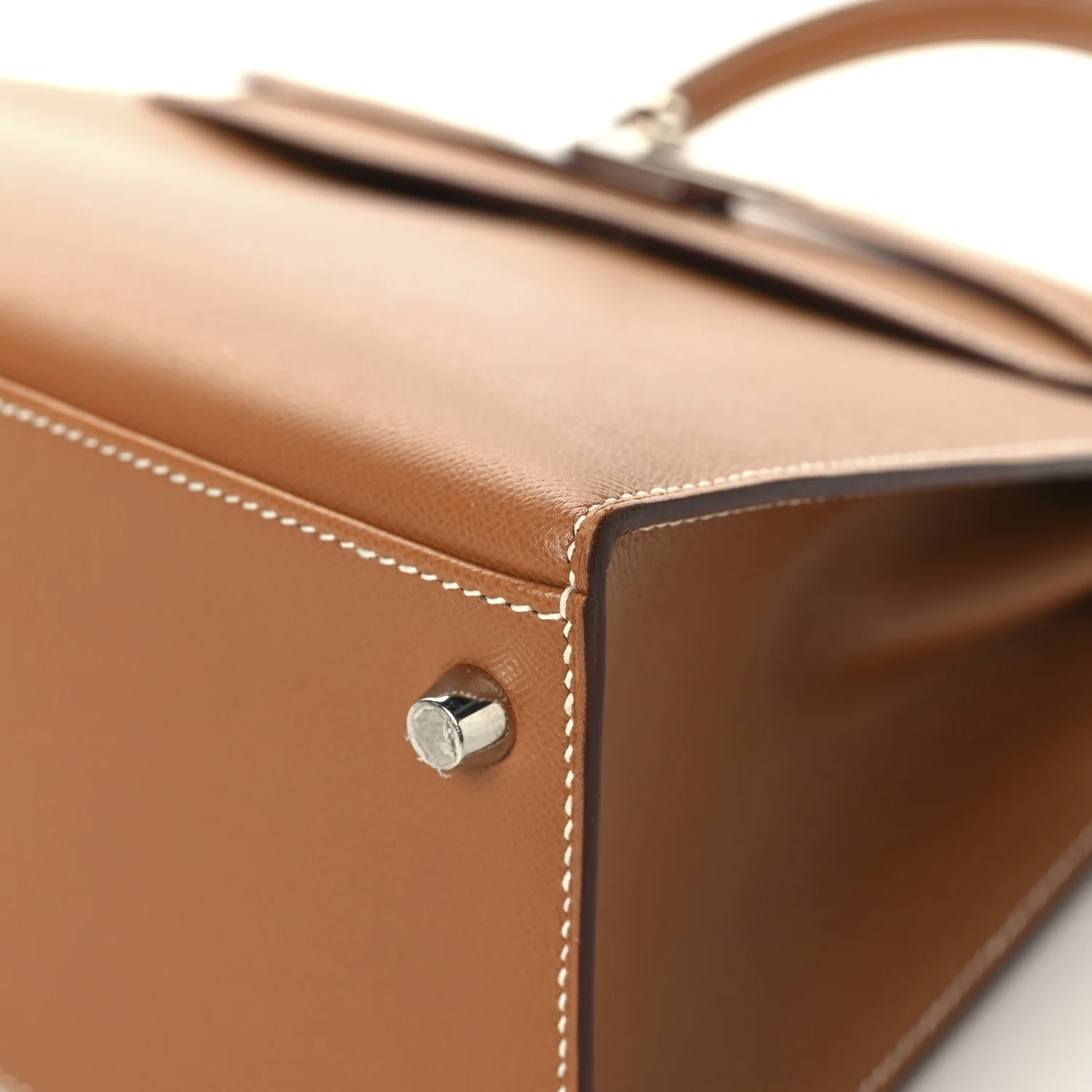 Madame Calfskin Kelly Sellier 28 Gold - Top Club