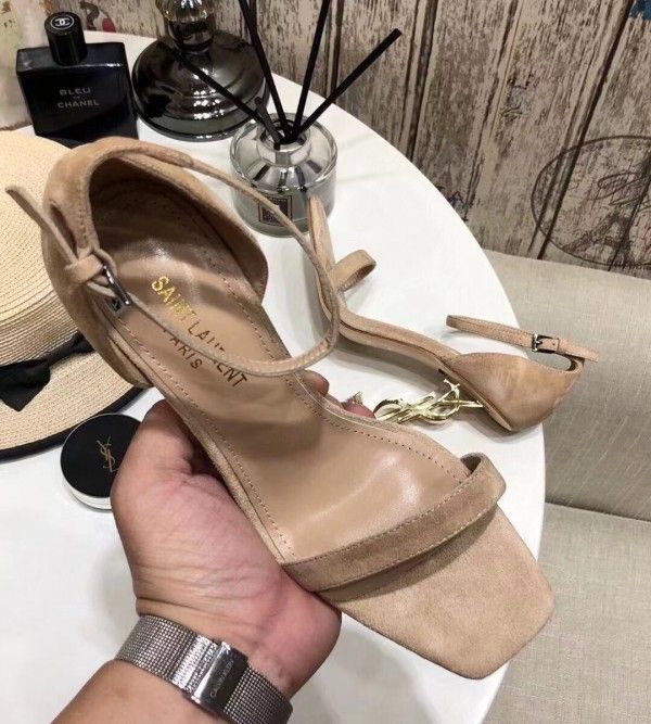 Saint Opyum 110mm Sandals Beige Suede - Top Club