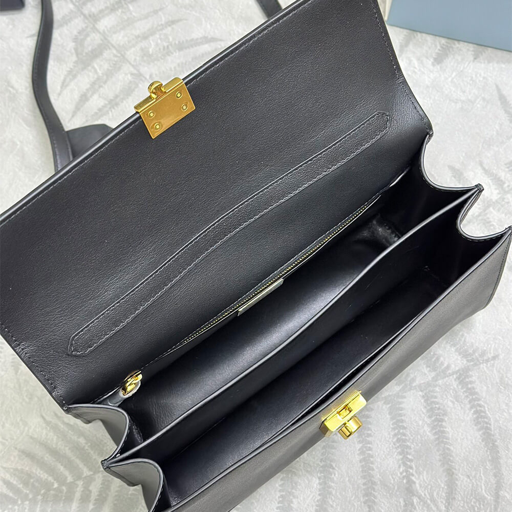 Prada Soft Sound medium leather shoulder bag(high-end grade) - Top Club