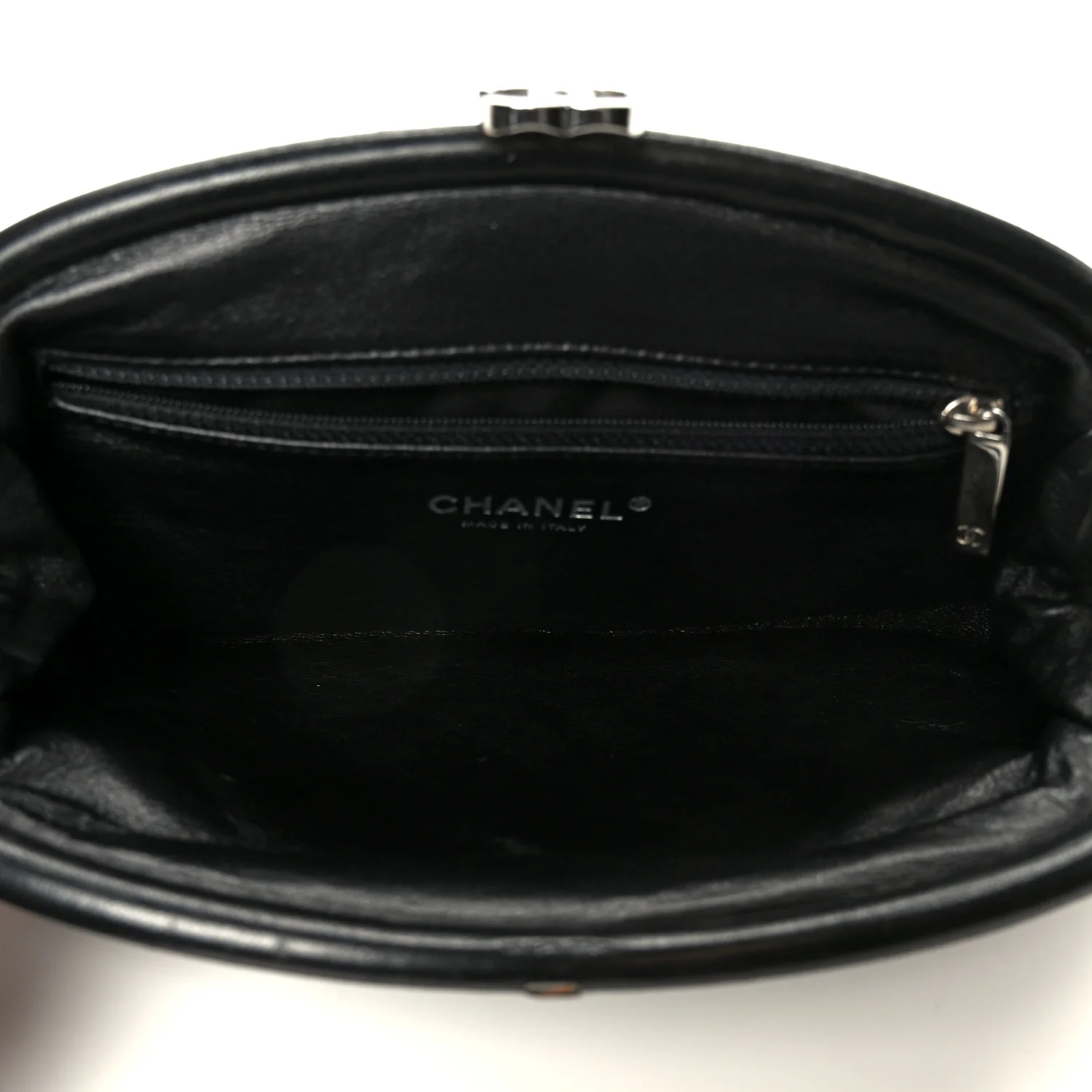 Lambskin Quilted Timeless Clutch Black - Top Club